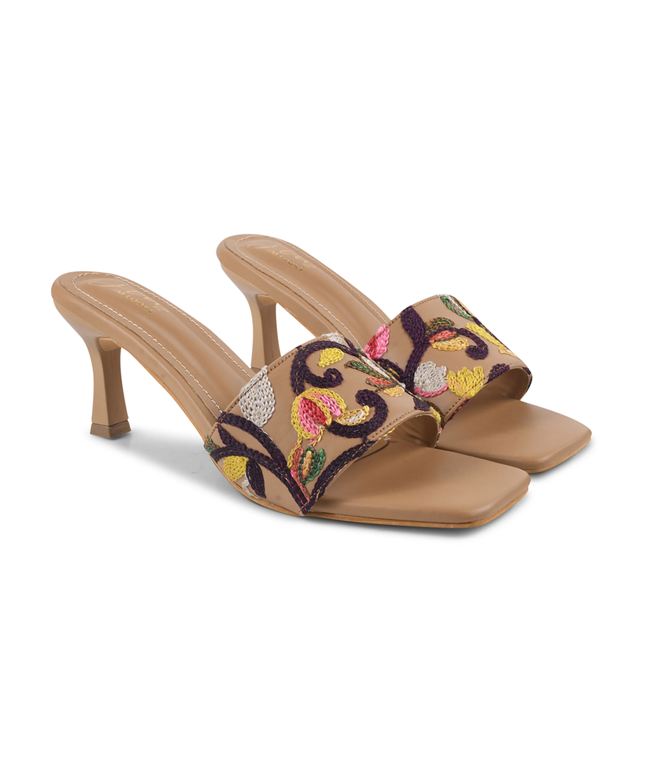 Slip-On Heels with Square Toe and Open Back - Image 12