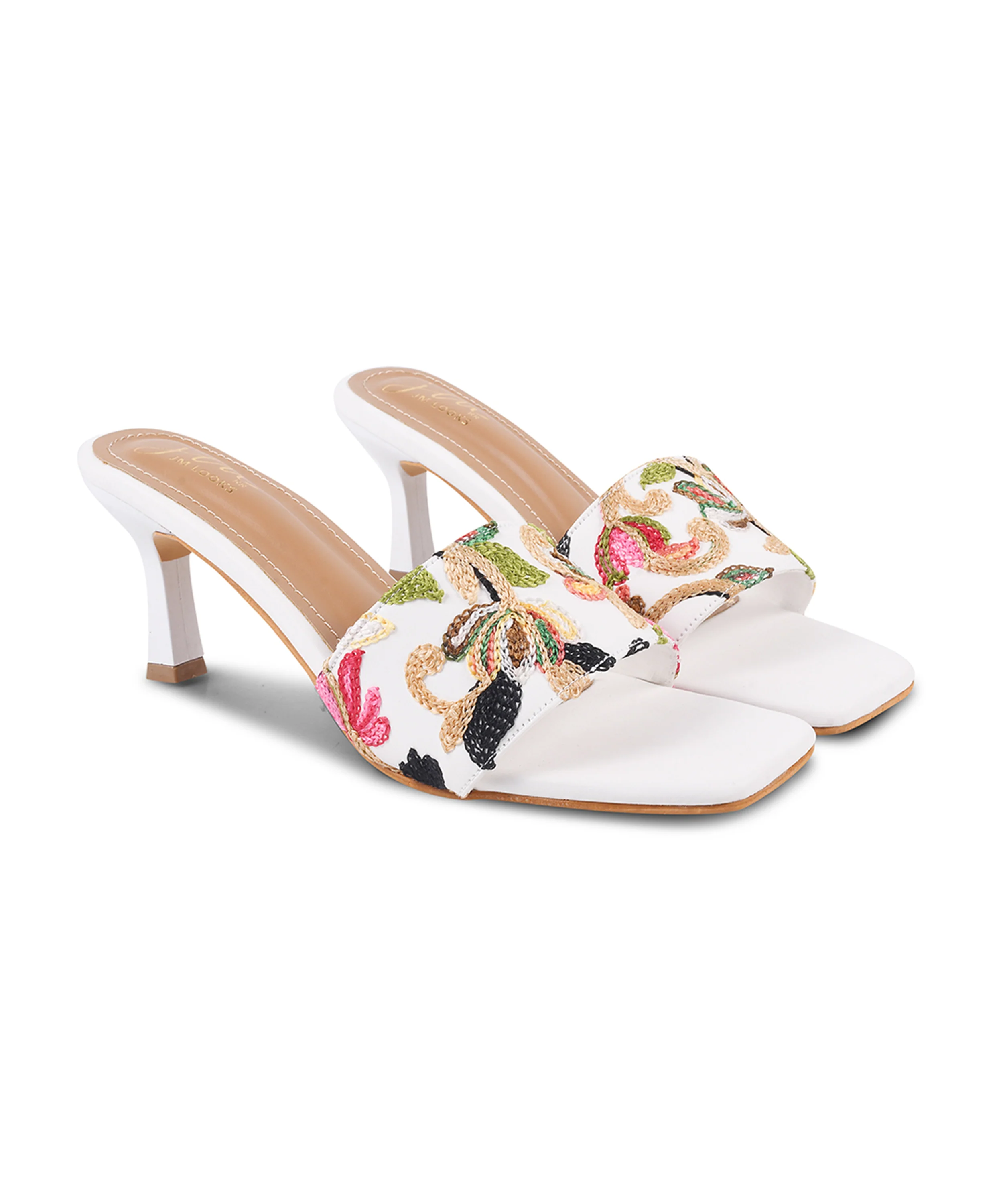 Slip-On Heels with Square Toe and Open Back - Image 16