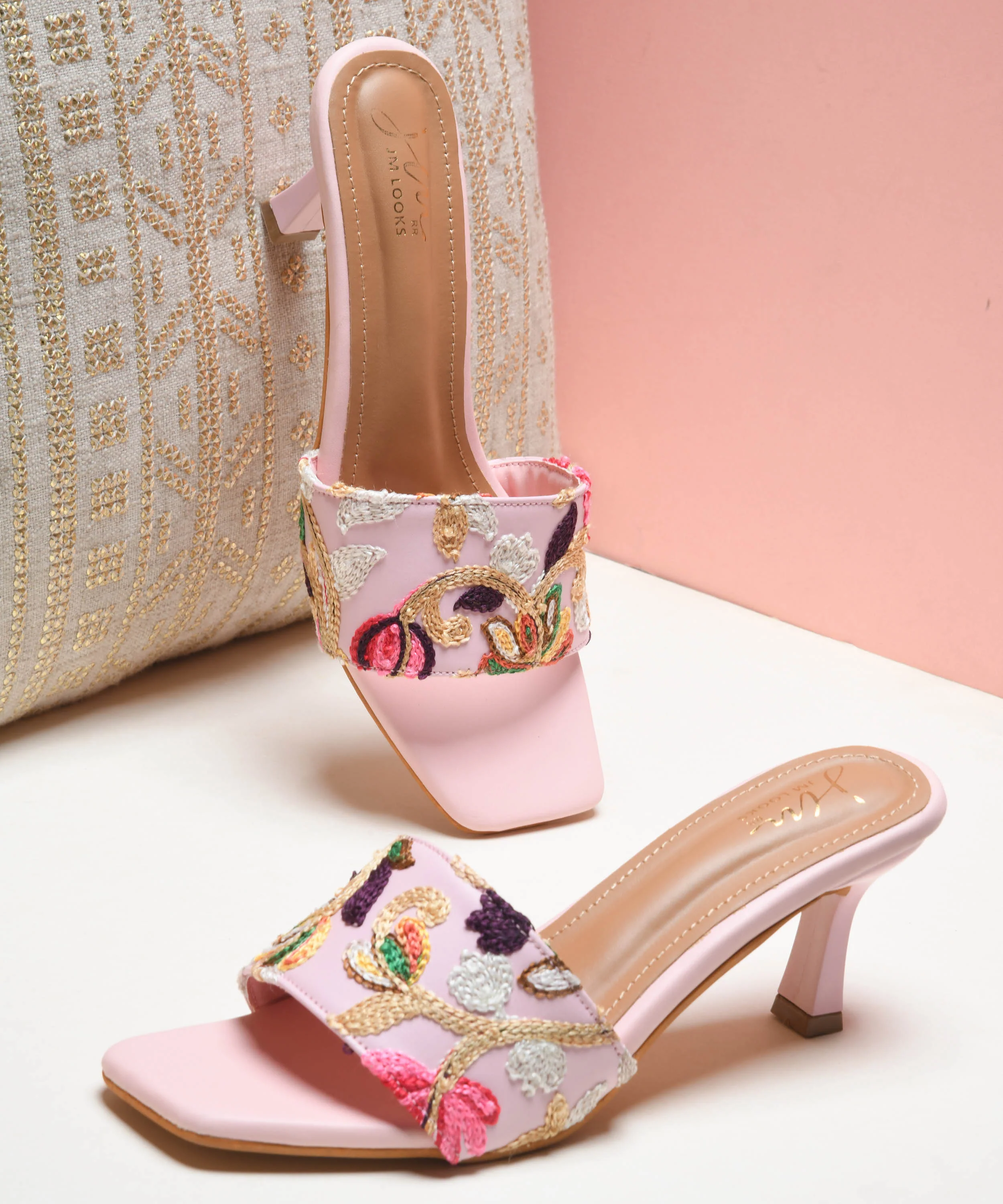 Slip-On Heels with Square Toe and Open Back - Image 8