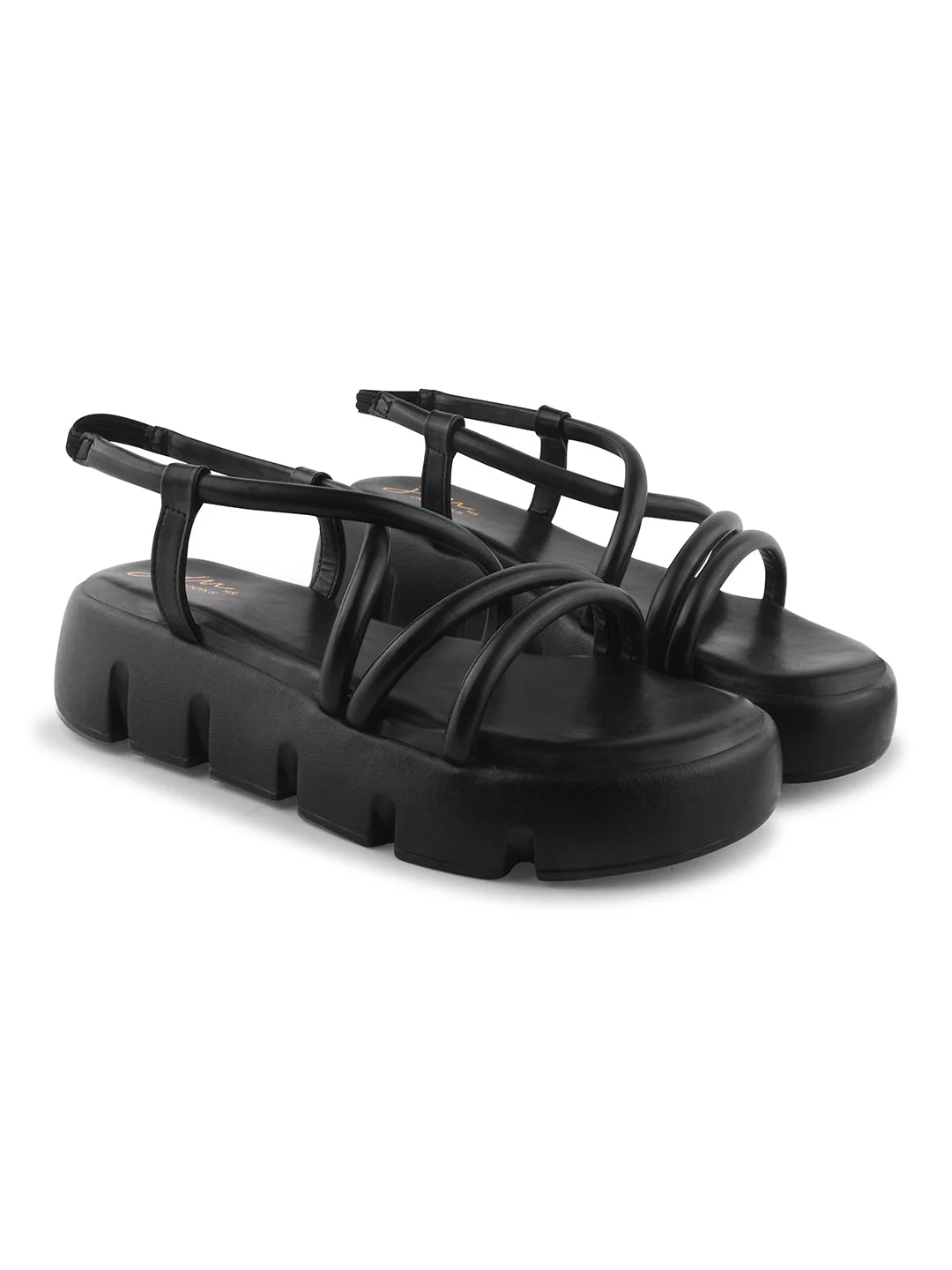 JM Looks Strappy Platform Sandals - Image 11