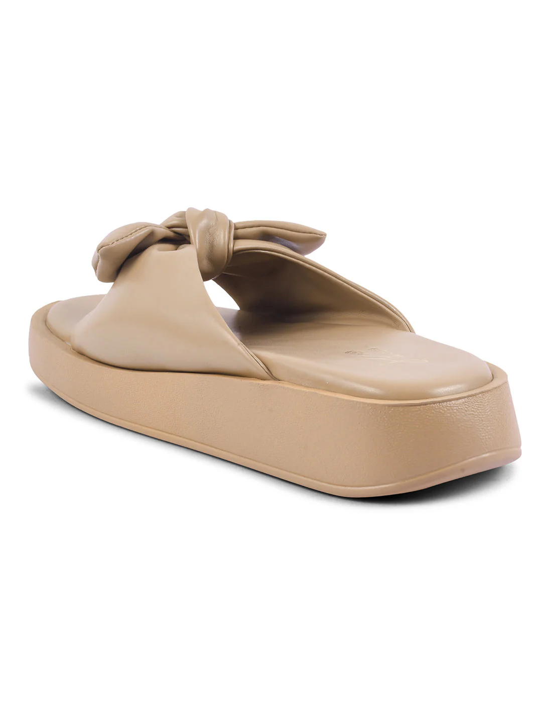 JM Looks Women's Bow Detail Platform Slides - Image 12