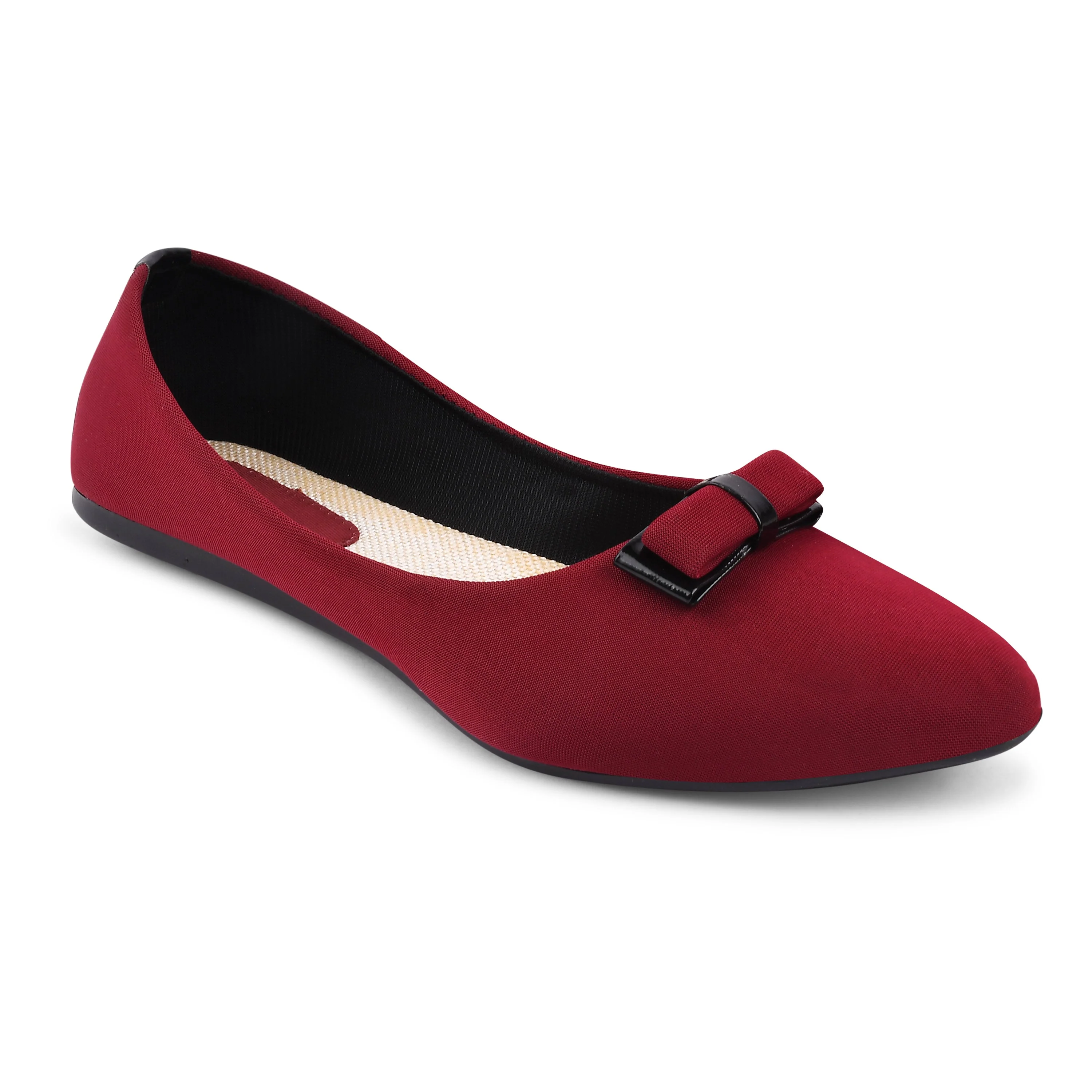 Jm Looks Classic Bow Detail Ballerina Flats for Women & Girls - Image 10