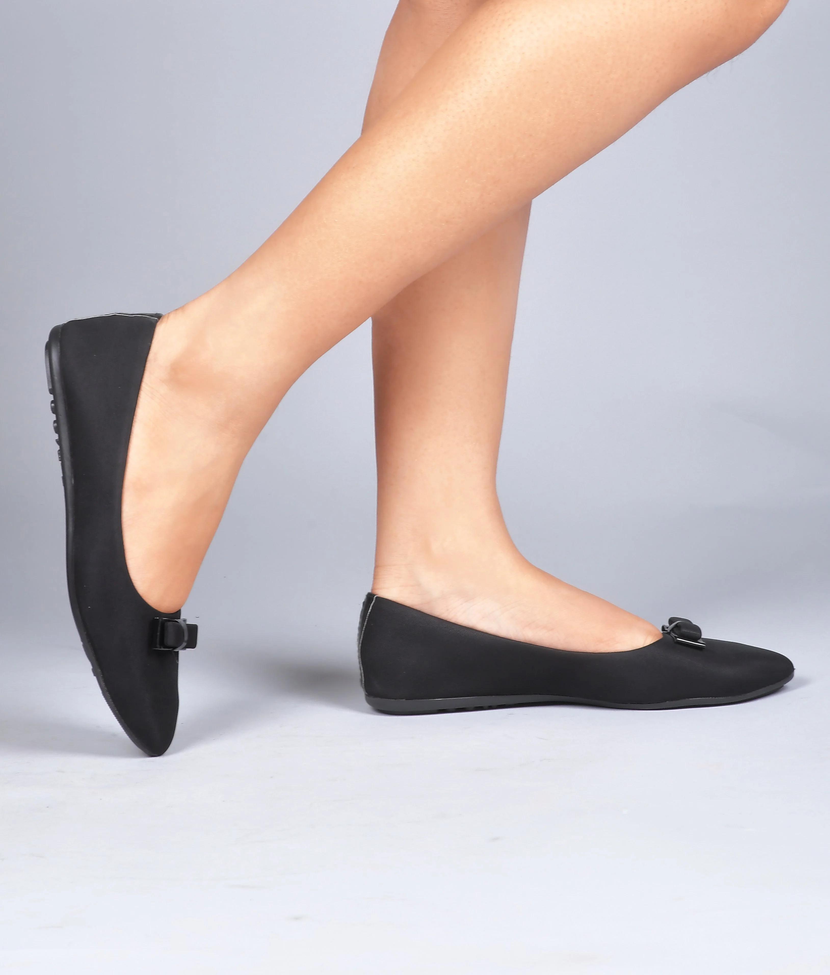 Jm Looks Classic Bow Detail Ballerina Flats for Women & Girls - Image 2