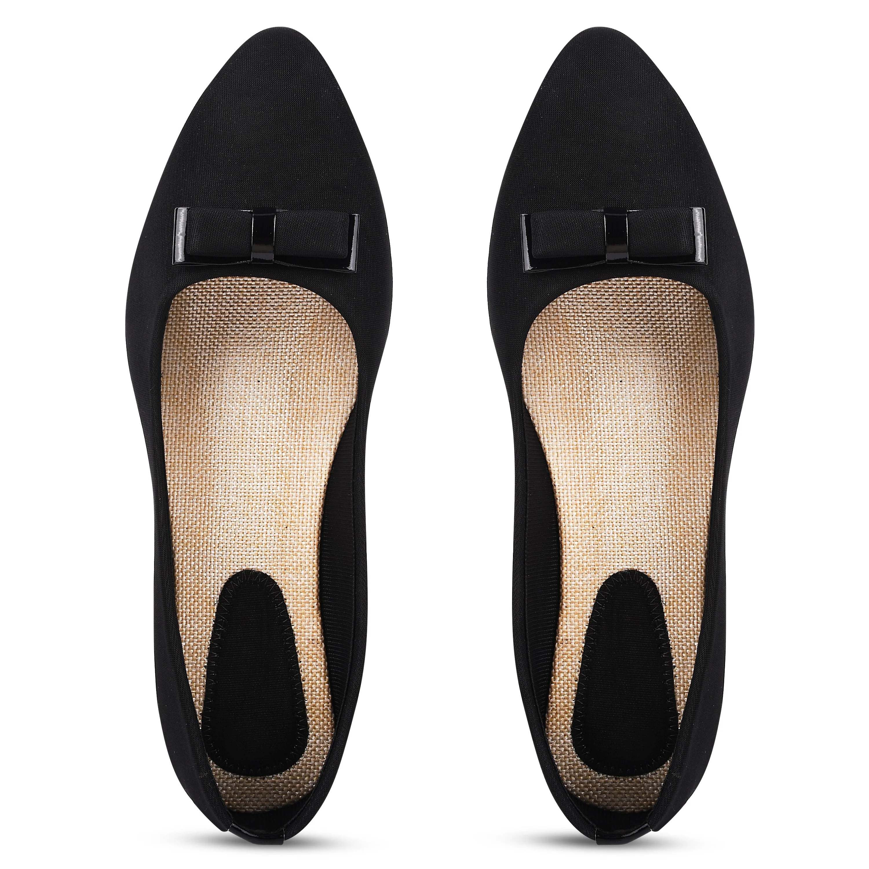 Jm Looks Classic Bow Detail Ballerina Flats for Women & Girls - Image 3