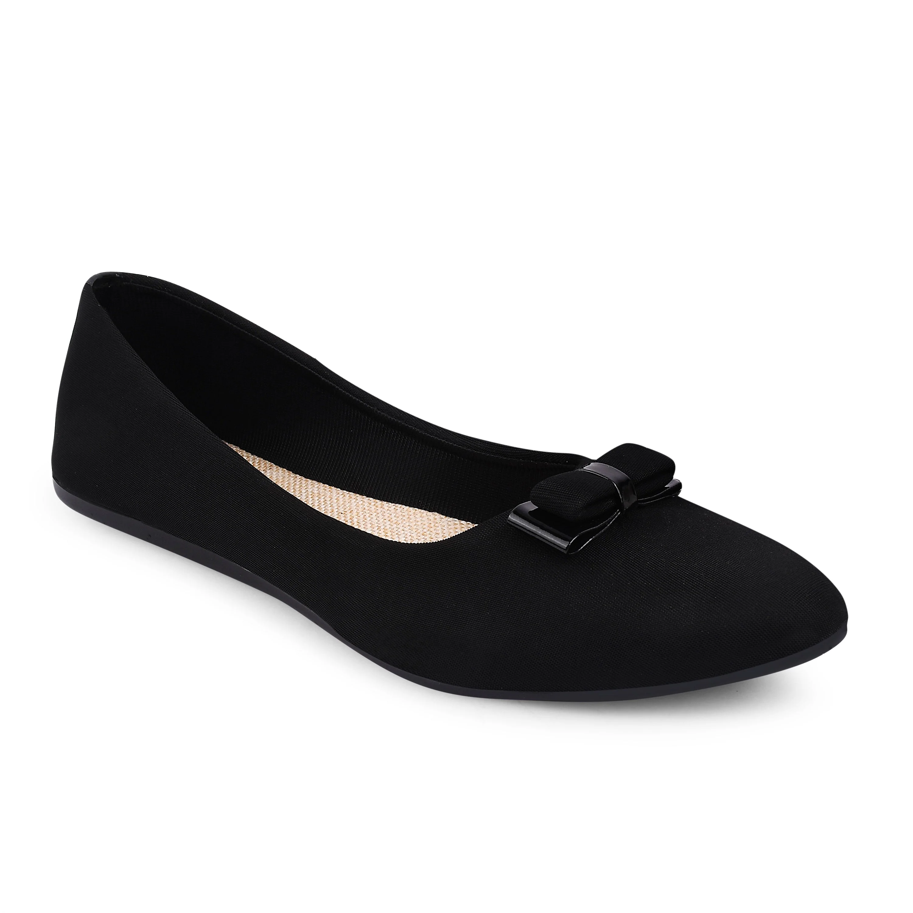 Jm Looks Classic Bow Detail Ballerina Flats for Women & Girls - Image 5