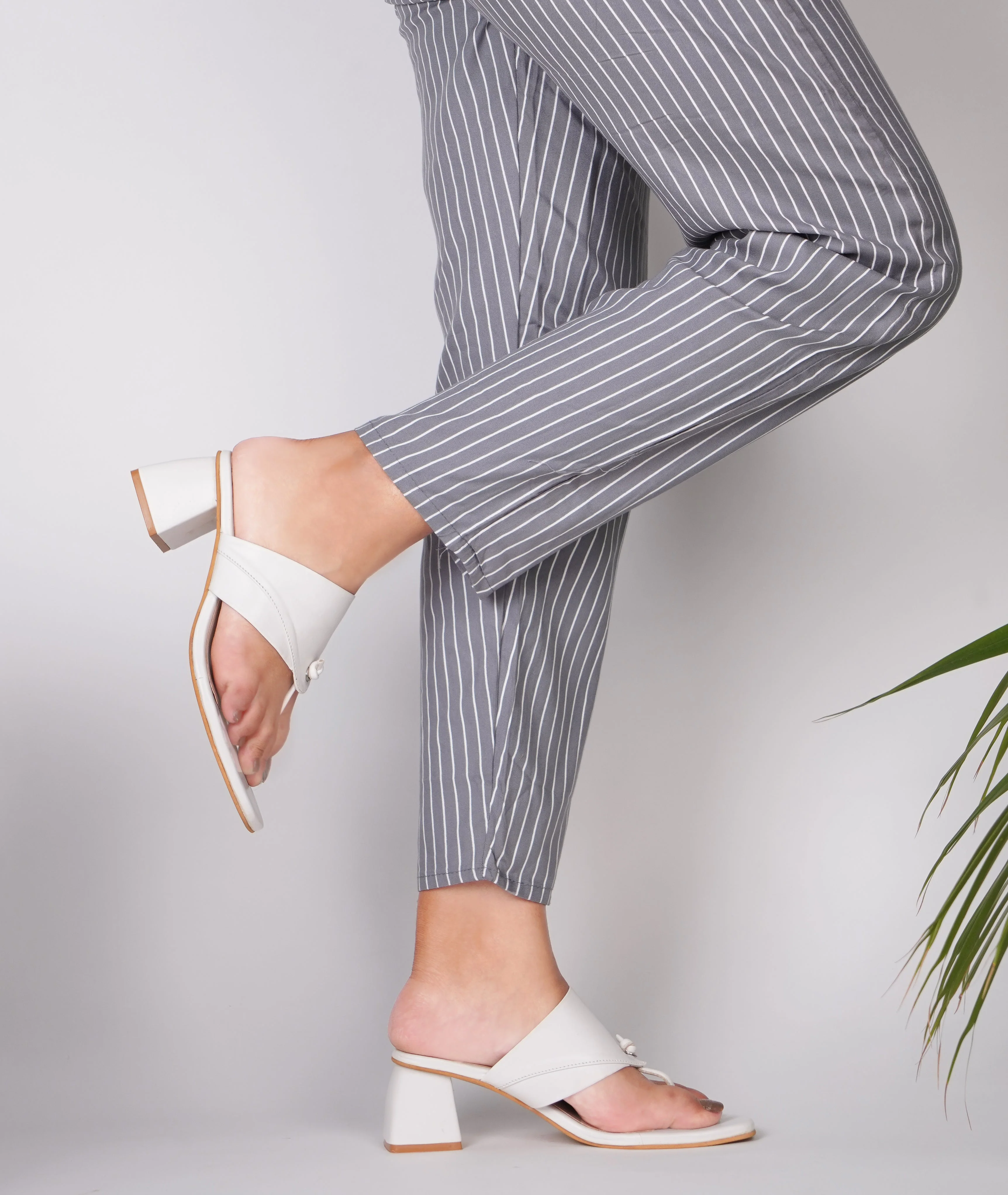 Jm Looks Minimal Toe-Loop Block Heel Sandals for Women - Image 10