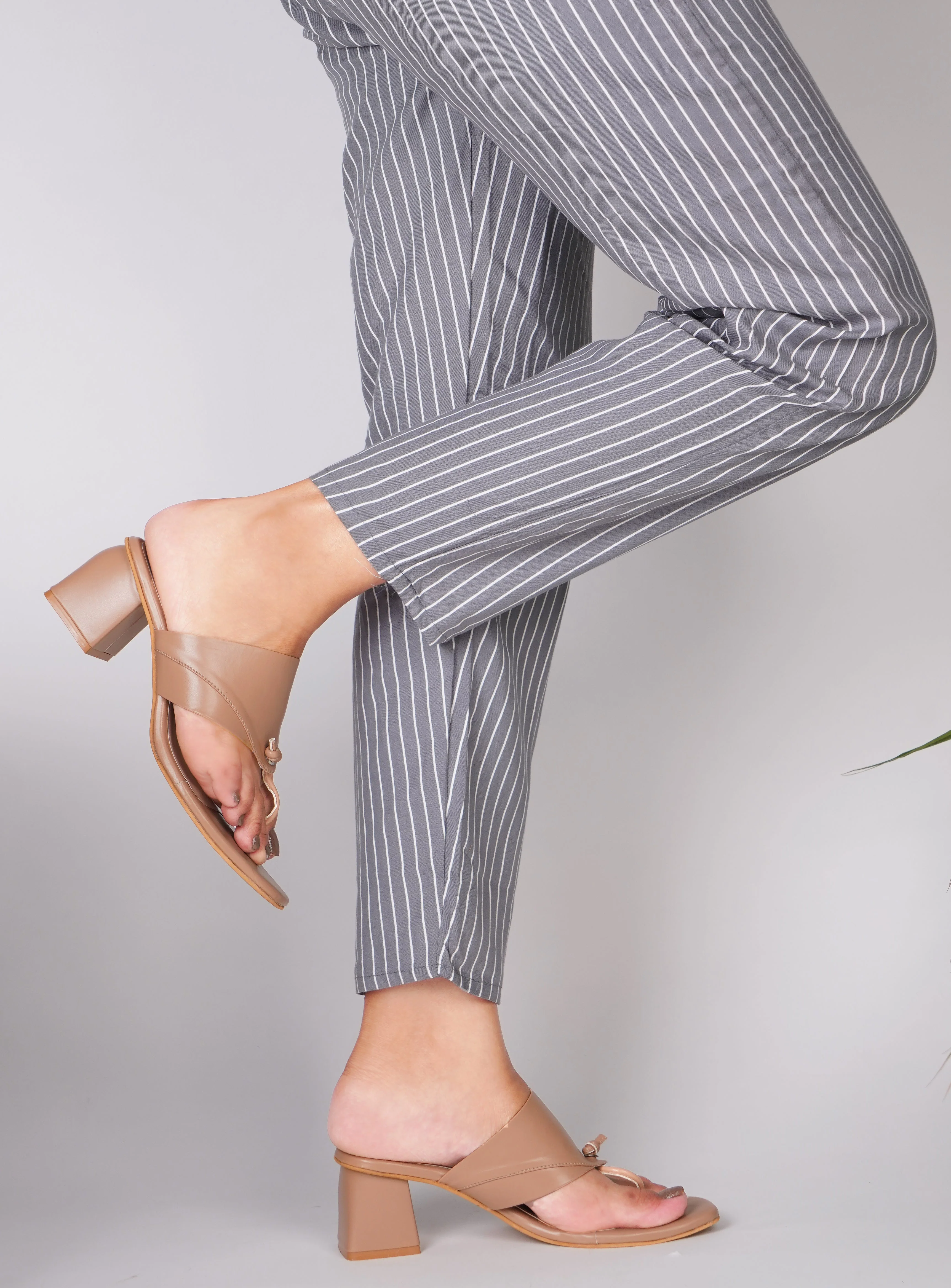 Jm Looks Minimal Toe-Loop Block Heel Sandals for Women - Image 16