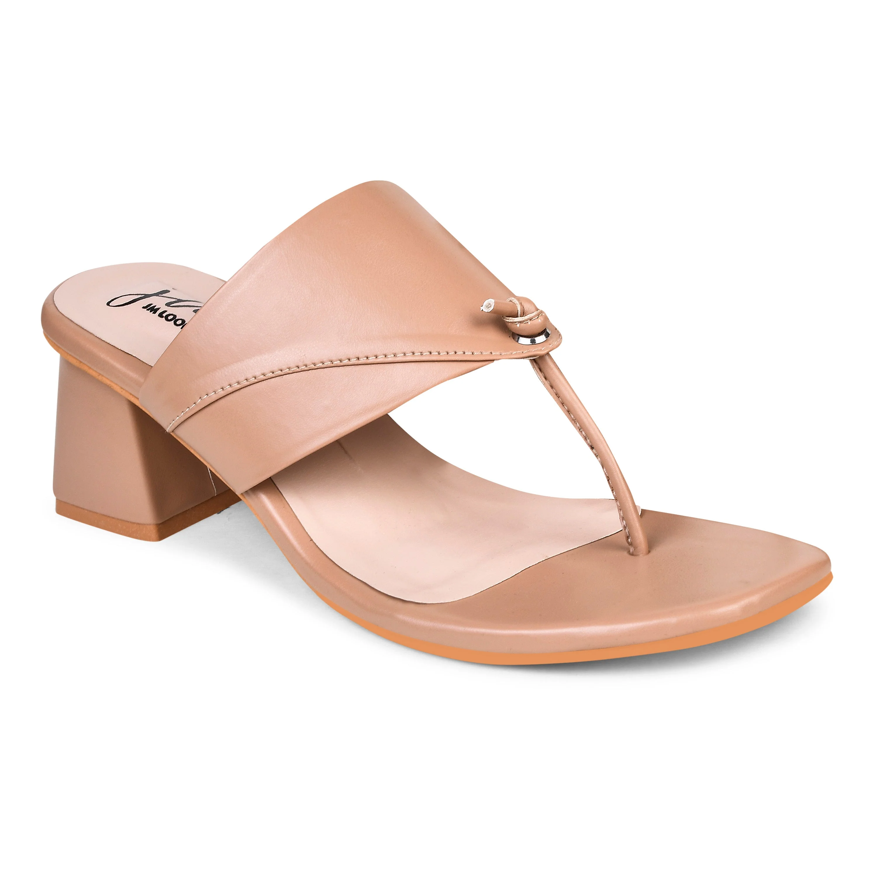 Jm Looks Minimal Toe-Loop Block Heel Sandals for Women - Image 18