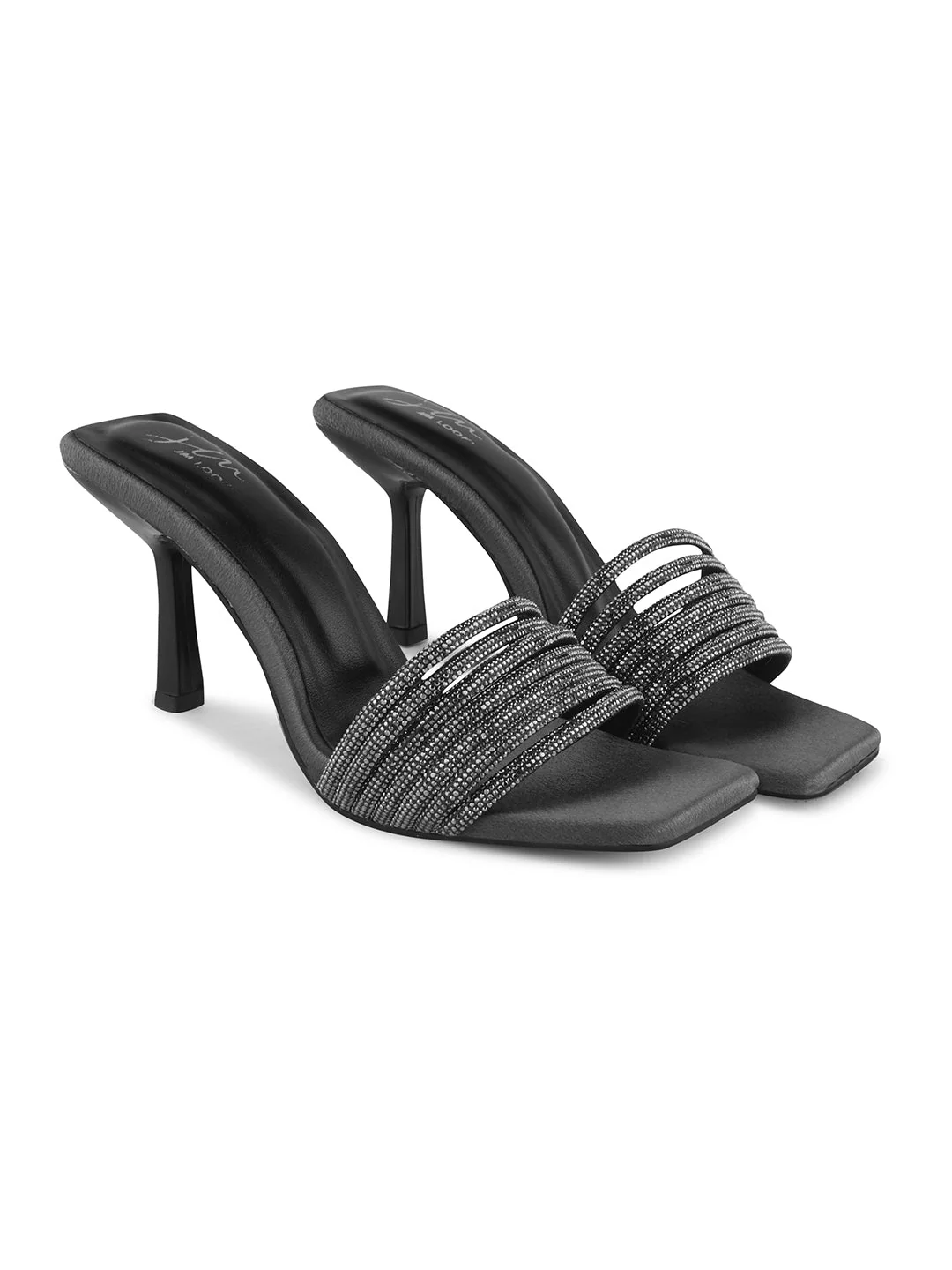 Jm Looks Women's Embellished Strap Heel Slides - Image 13