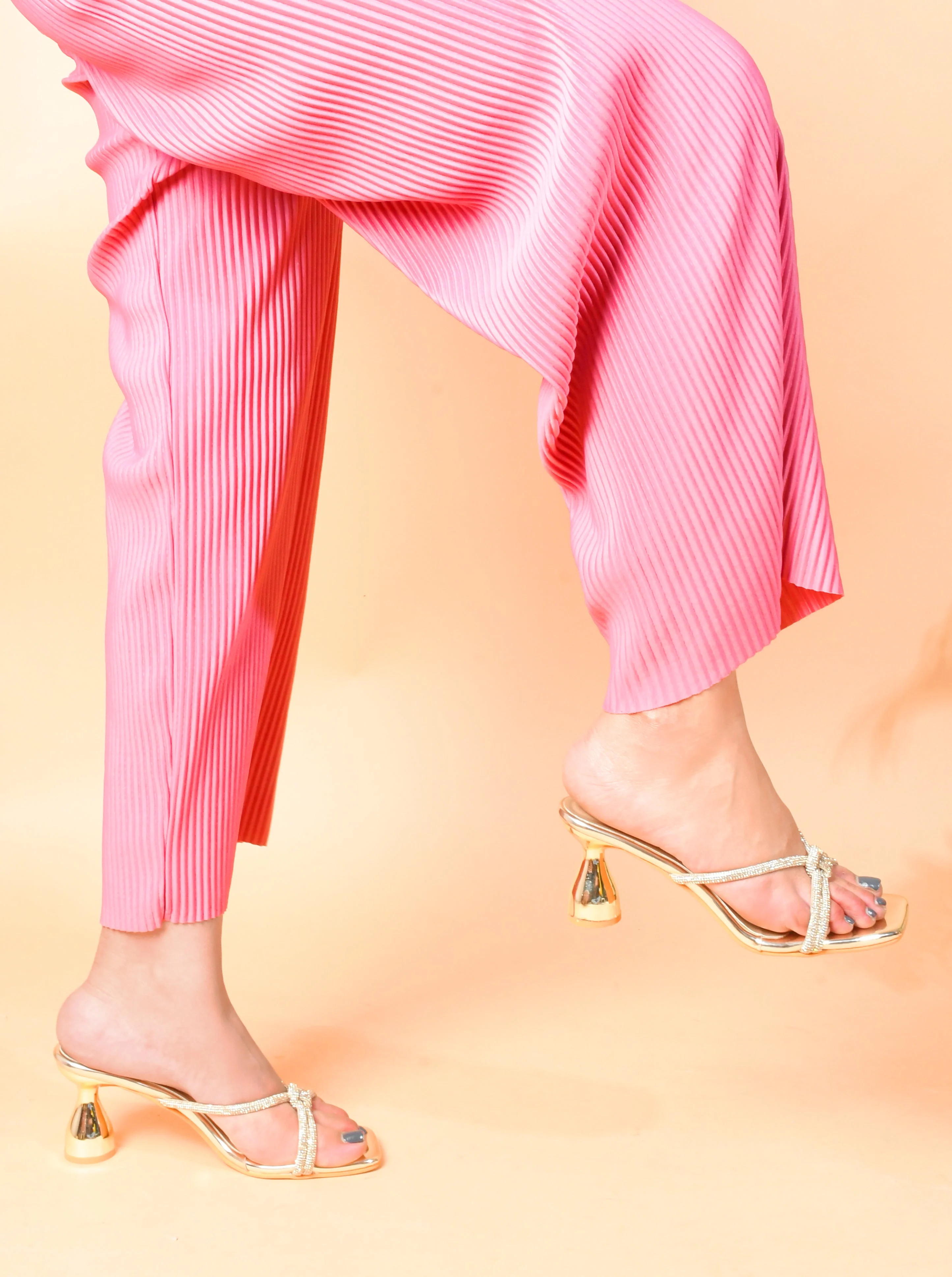 Jm Looks Embellished Strappy Heeled Sandals - Image 8