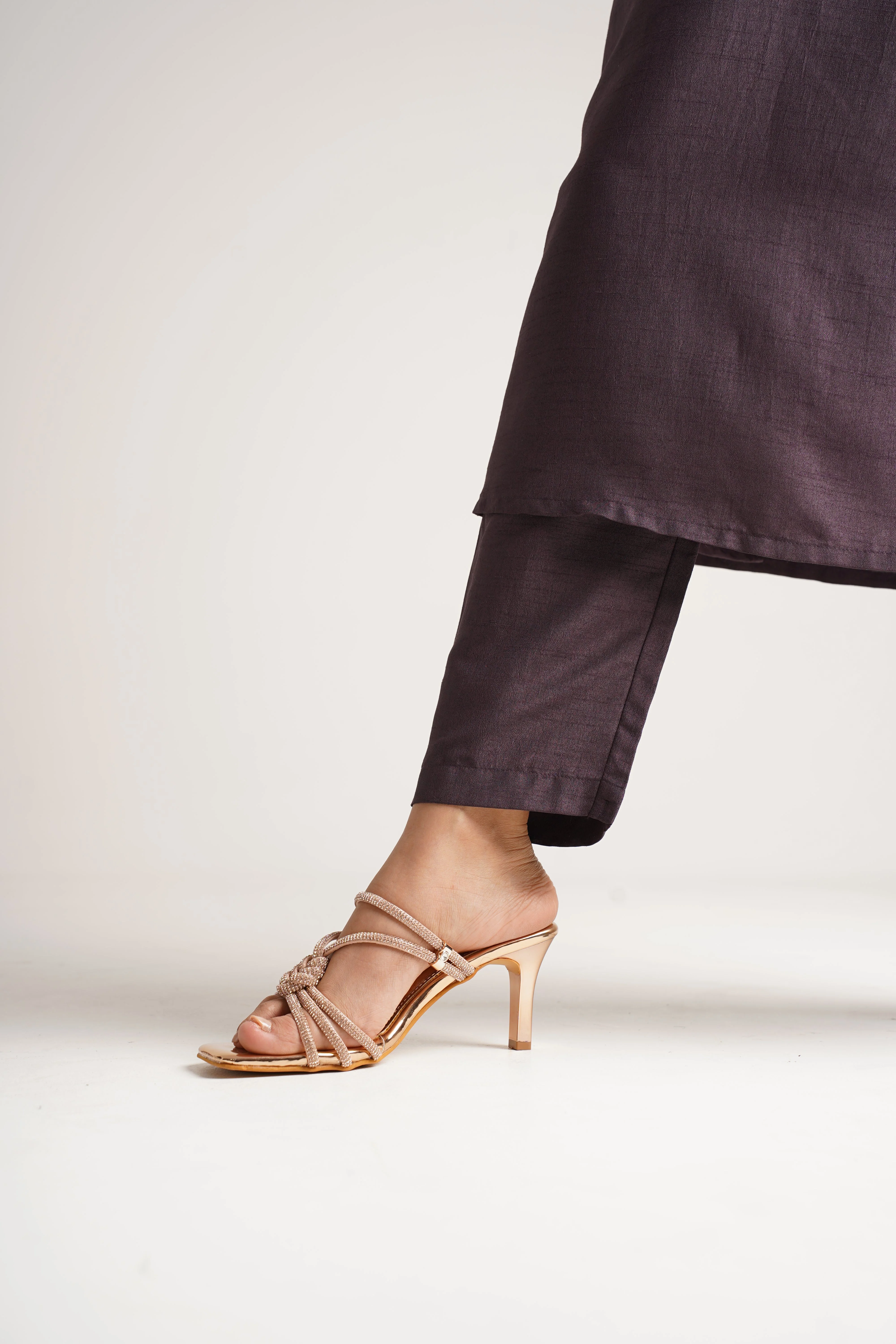 Jm Looks Dazzling Embellished Strappy Stiletto Sandals - Image 5