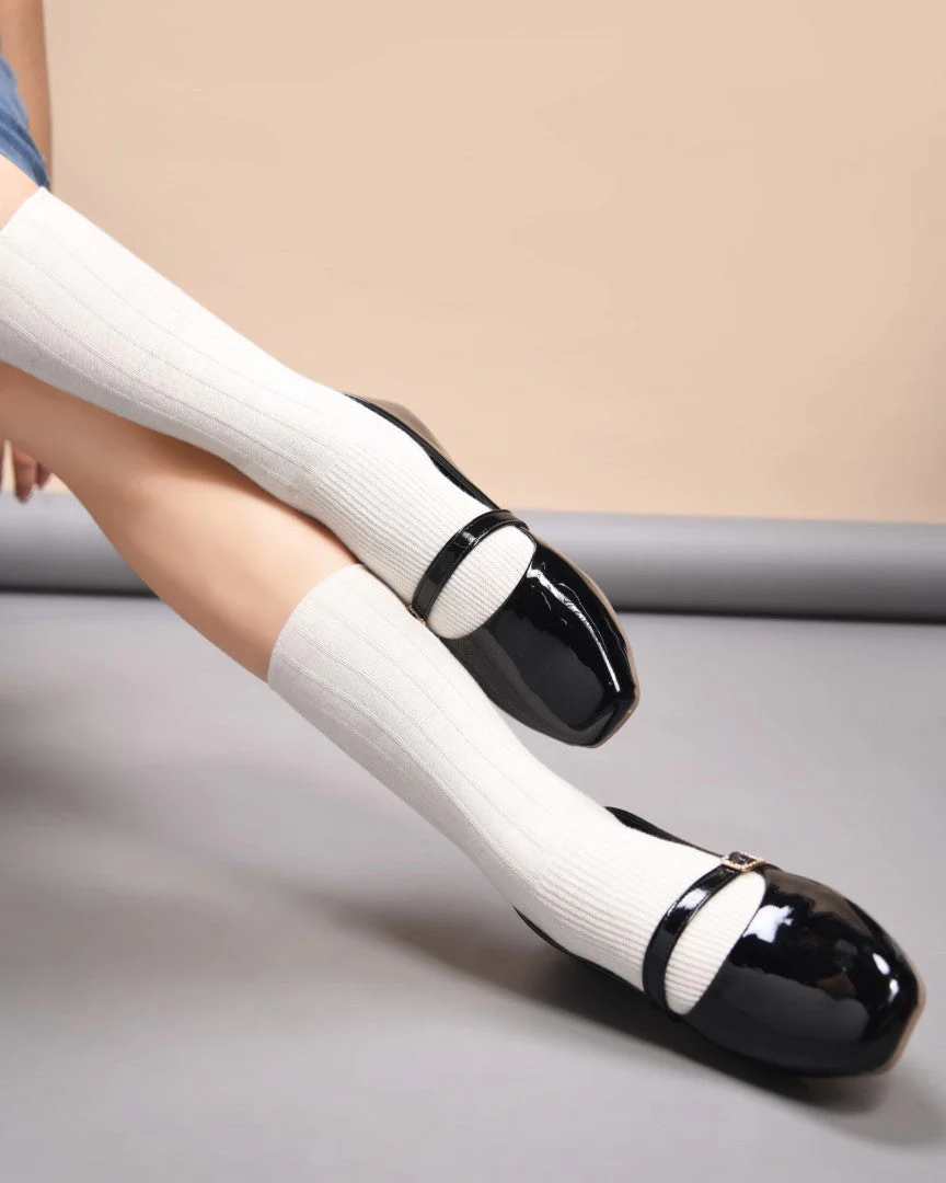 Square Toe Slip-On Casual Shoes - Image 10