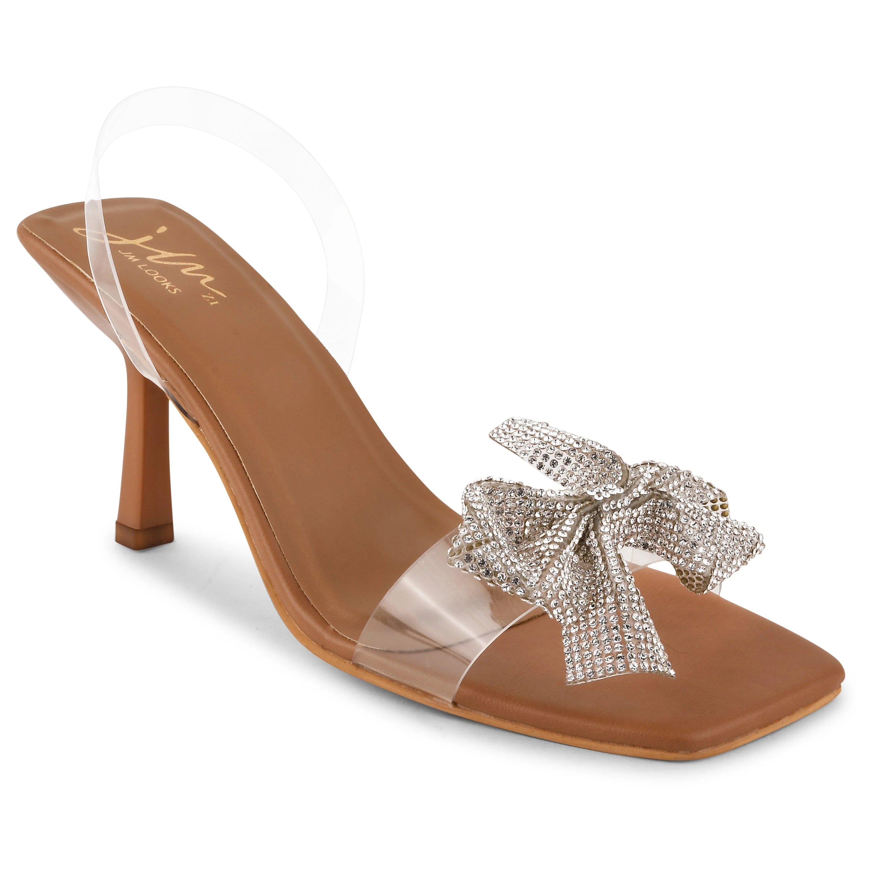 Stellar Sparkle Transparent Bow Heels - Image 18