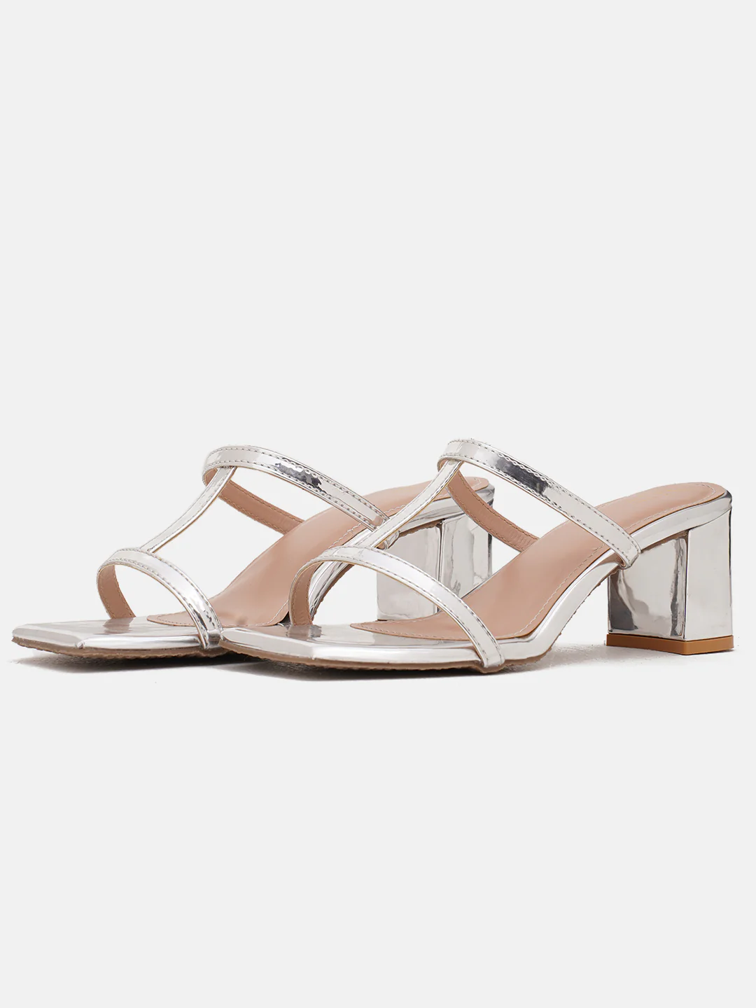 Jm Looks Strappy Block Heel Mules for Women - Image 11