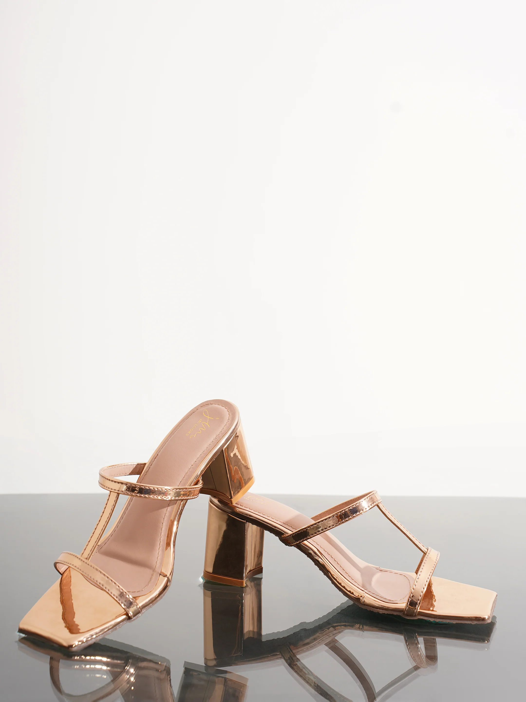 Jm Looks Strappy Block Heel Mules for Women - Image 3