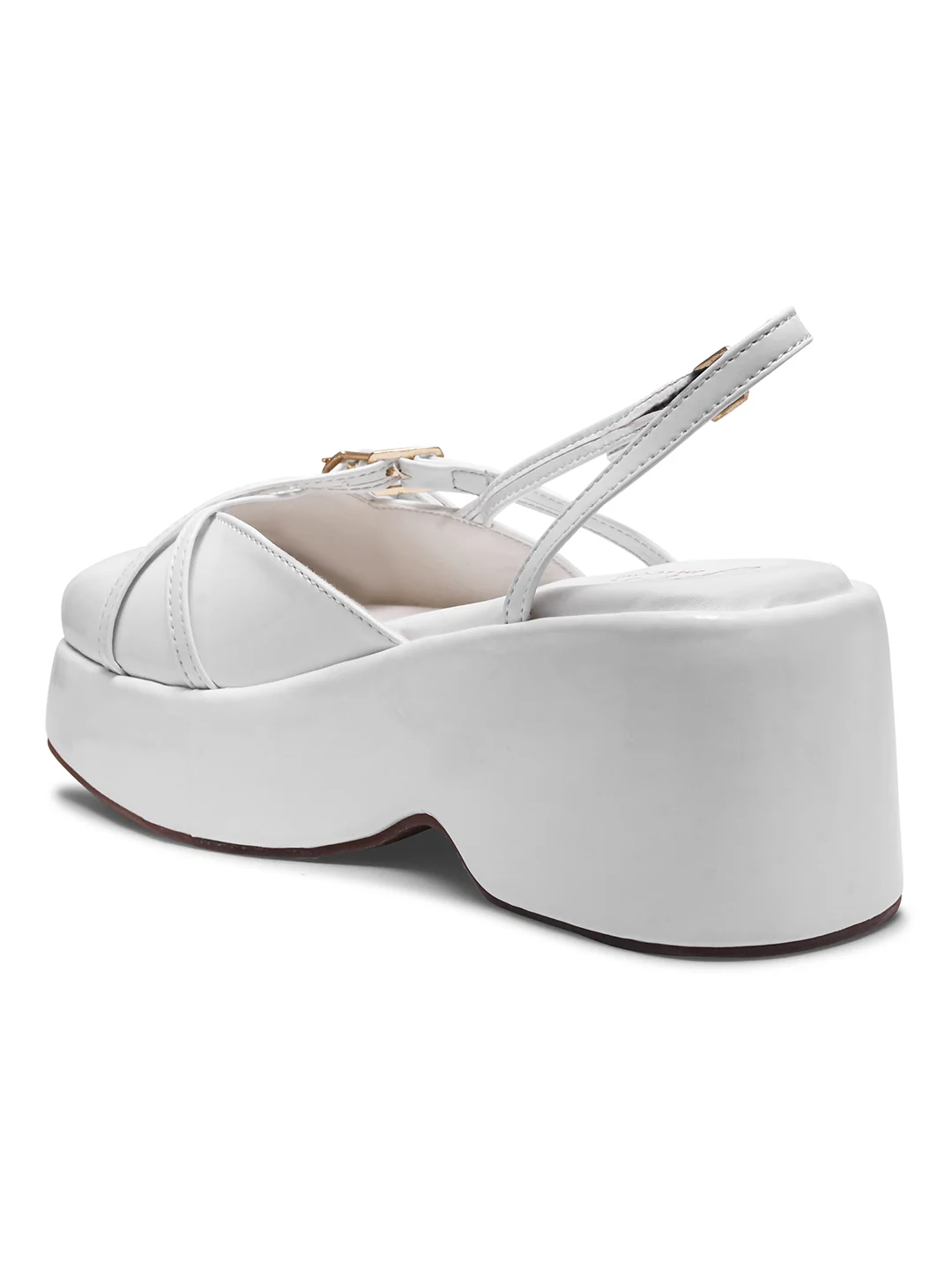 Strappy Buckle Platform Shoes - Image 18