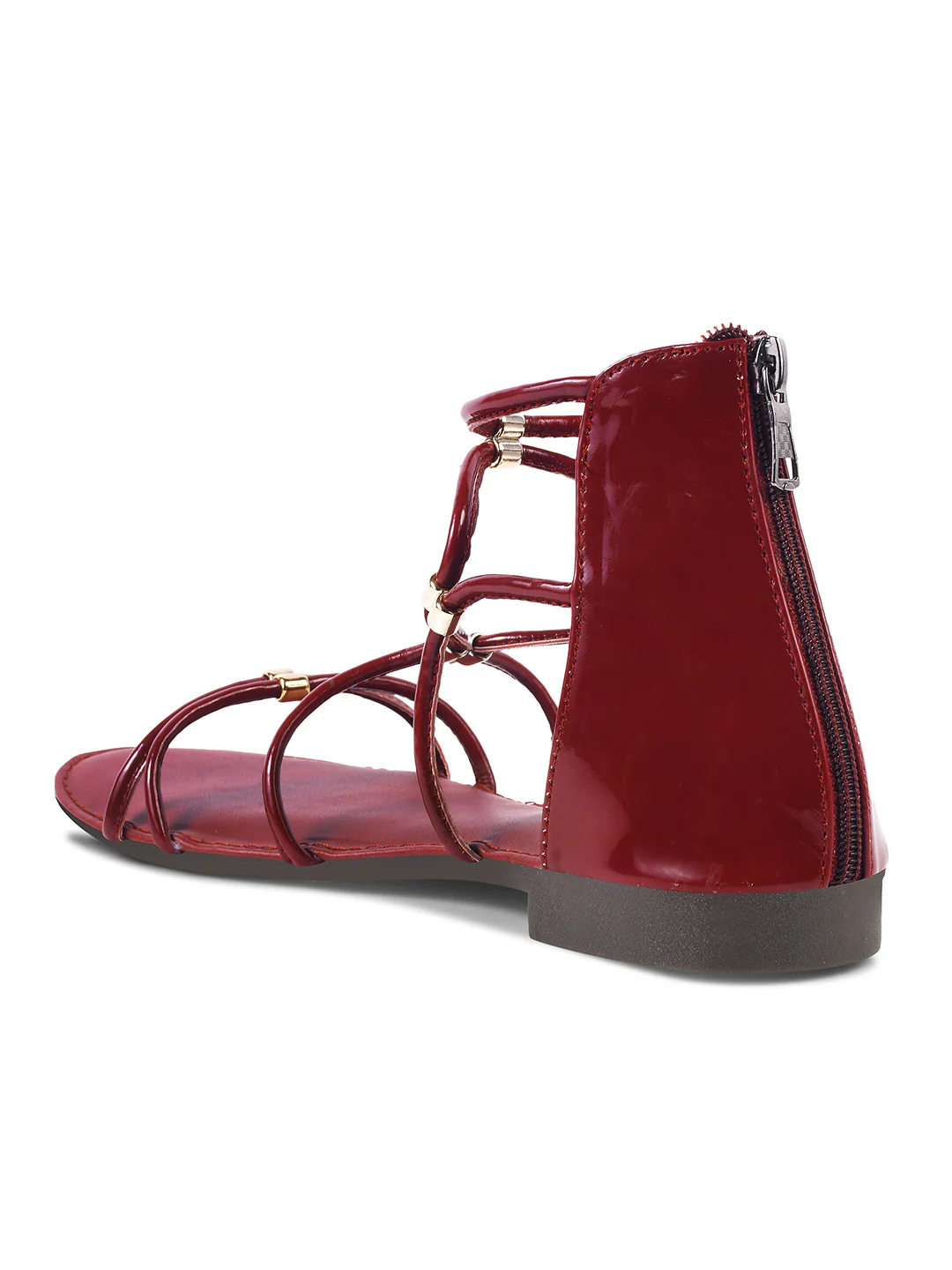 Strappy Gladiator Flat Sandals - Image 12