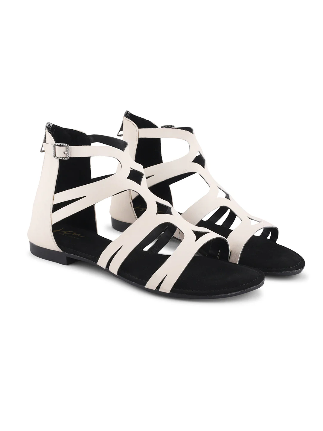 Jm Looks Stylish Gladiator Flat Sandals for Women & Girls - Image 11