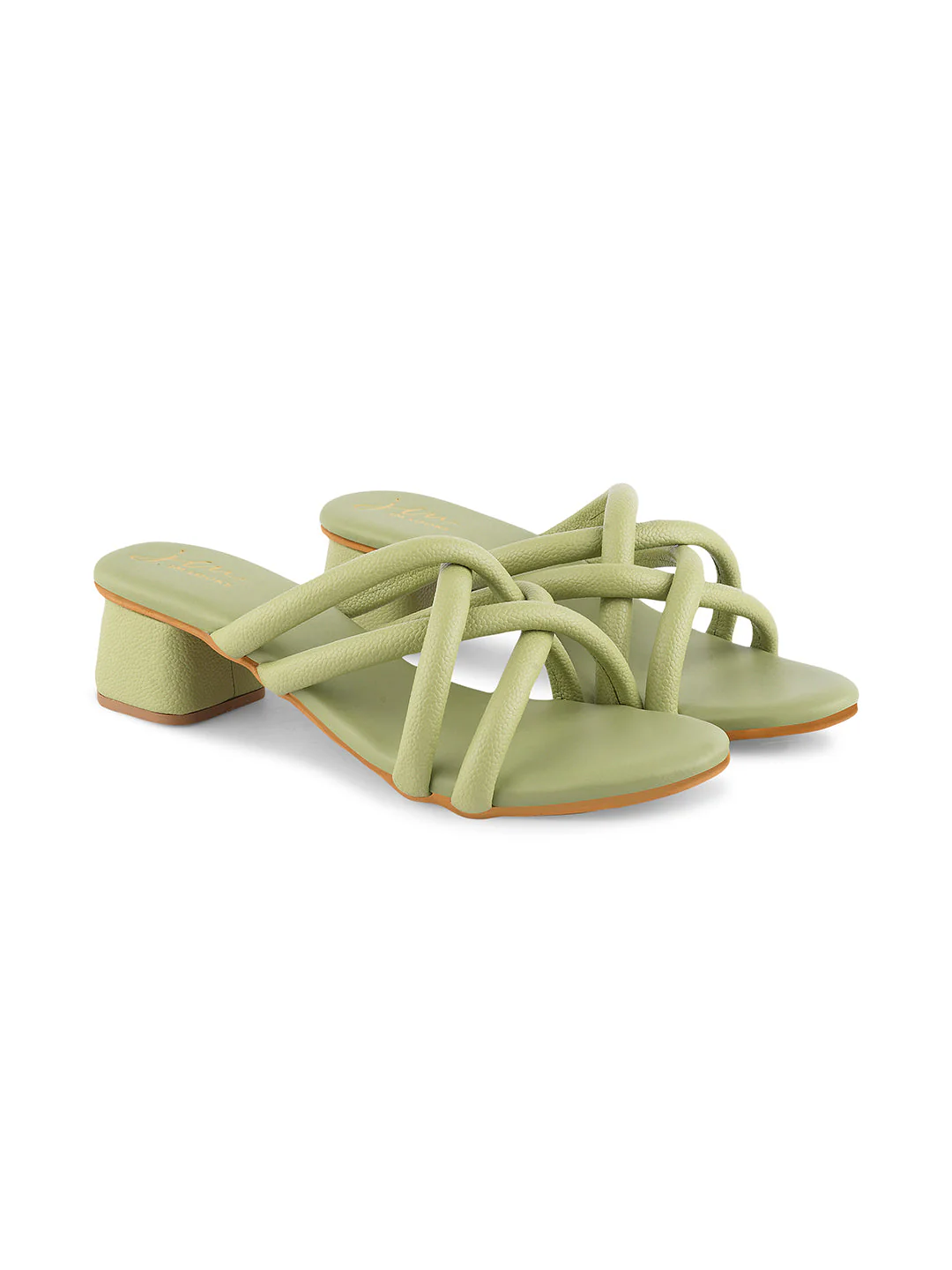 Jm Looks Women's Padded Multi-Strap Block Heel Slides - Image 12