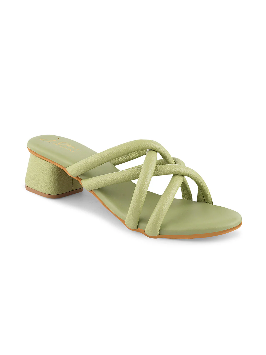 Jm Looks Women's Padded Multi-Strap Block Heel Slides - Image 15