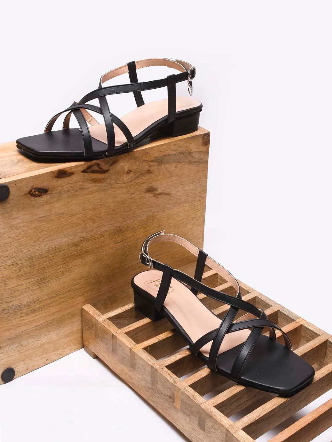 Jm Looks Women's Multi-Strap Block Heel Sandals - Image 17