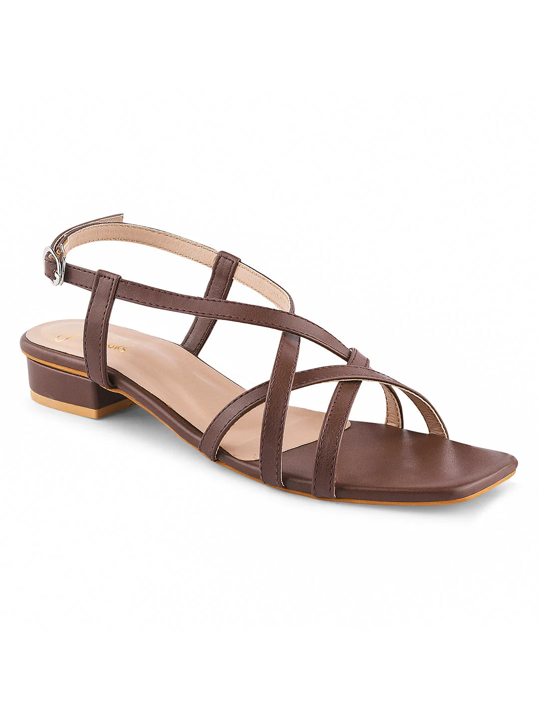 Jm Looks Women's Multi-Strap Block Heel Sandals - Image 7