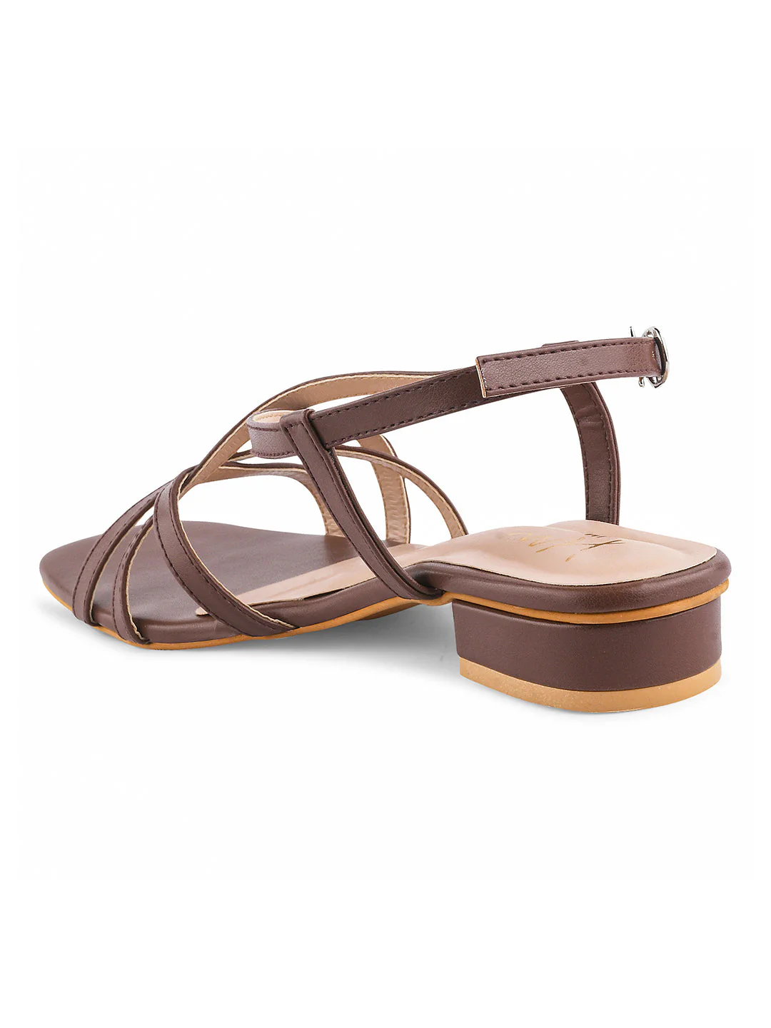 Jm Looks Women's Multi-Strap Block Heel Sandals - Image 8