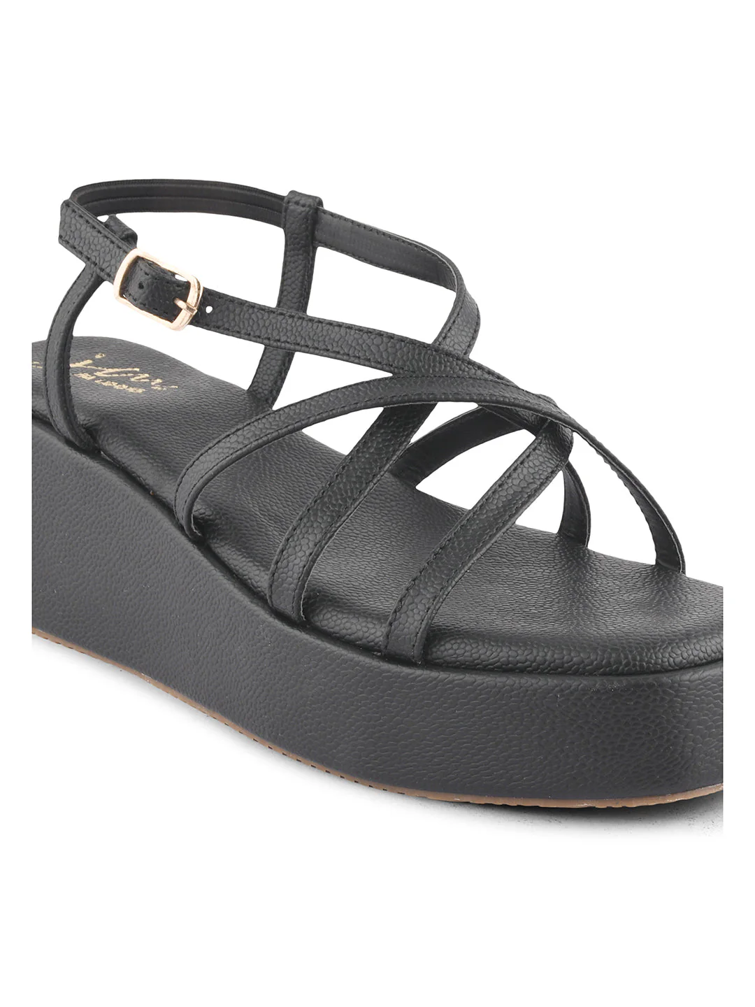 Jm Looks Chic Multi-Strap Platform Sandals for Women & Girls - Image 7