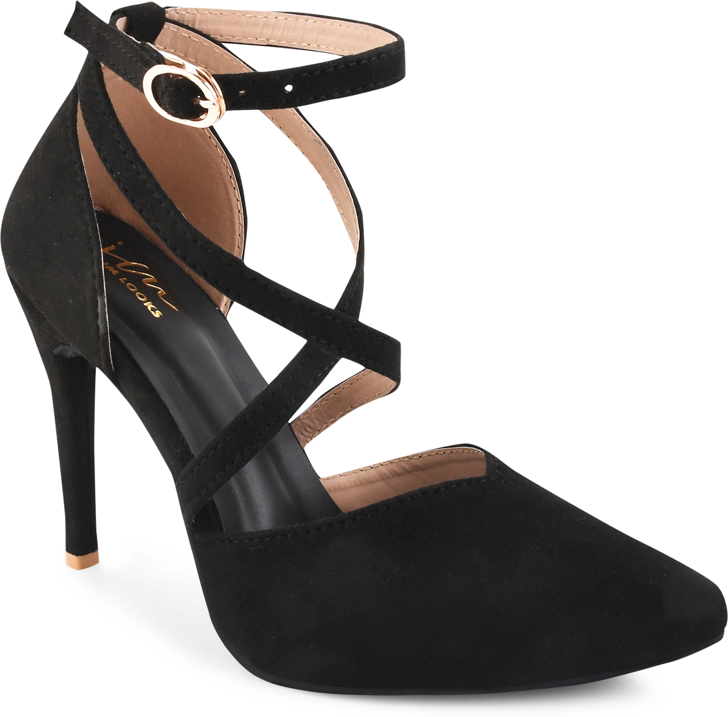 Strappy Stilettoes with Buckle Closure - Image 3