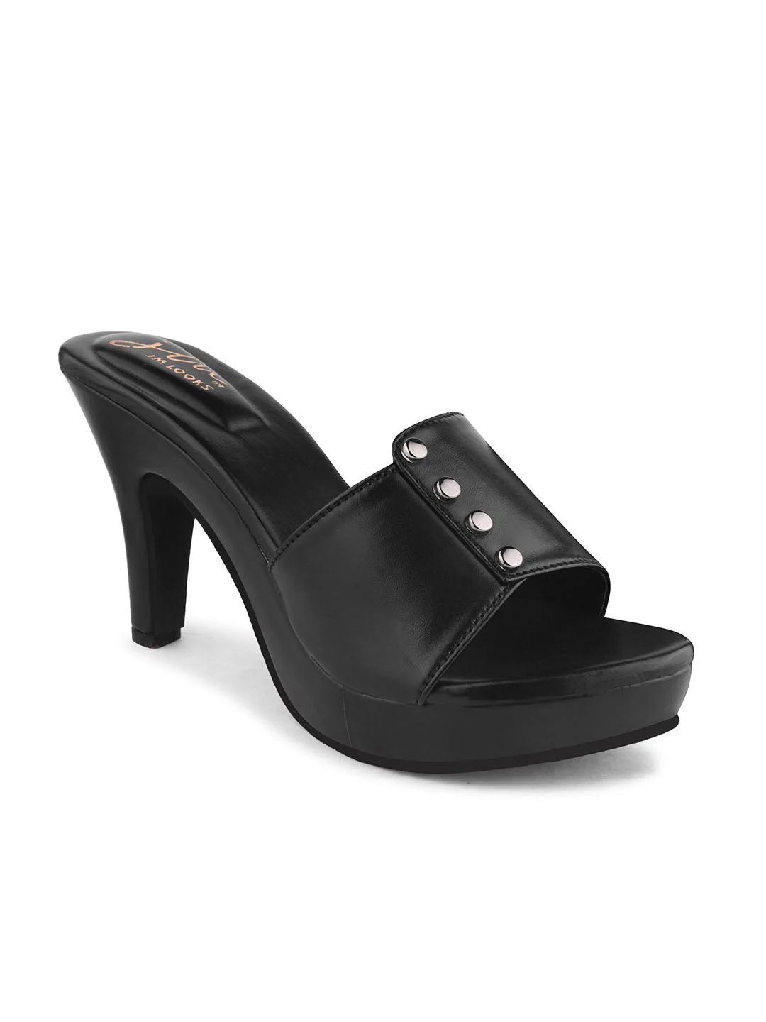 Jm Looks Women's Studded Platform Mules - Image 6