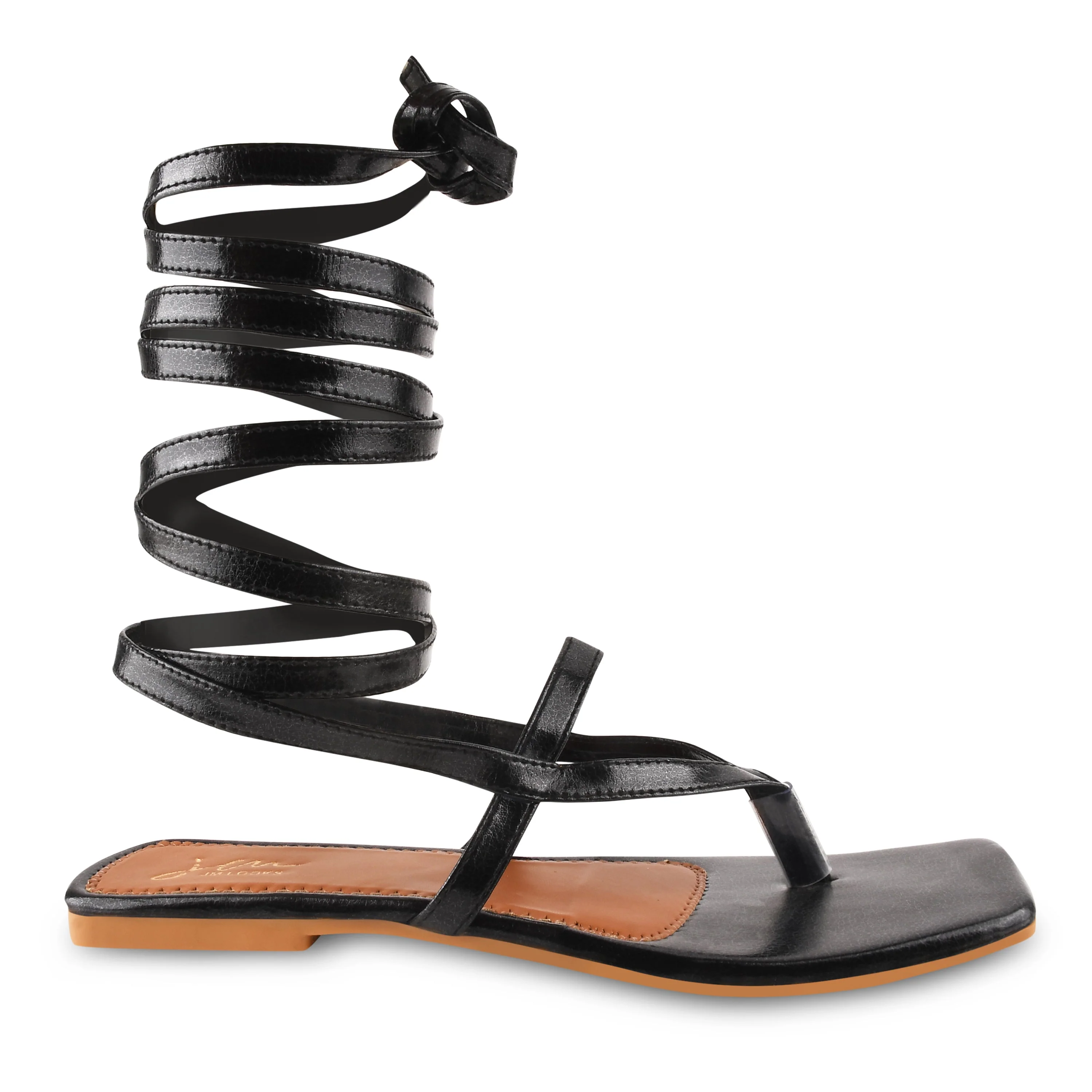 Jm Looks Women's Lace-Up Flat Sandals - Image 6