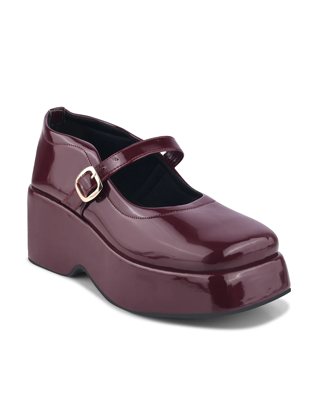 Stylish Chunky Mary Jane Sandals with Adjustable Strap - Image 13