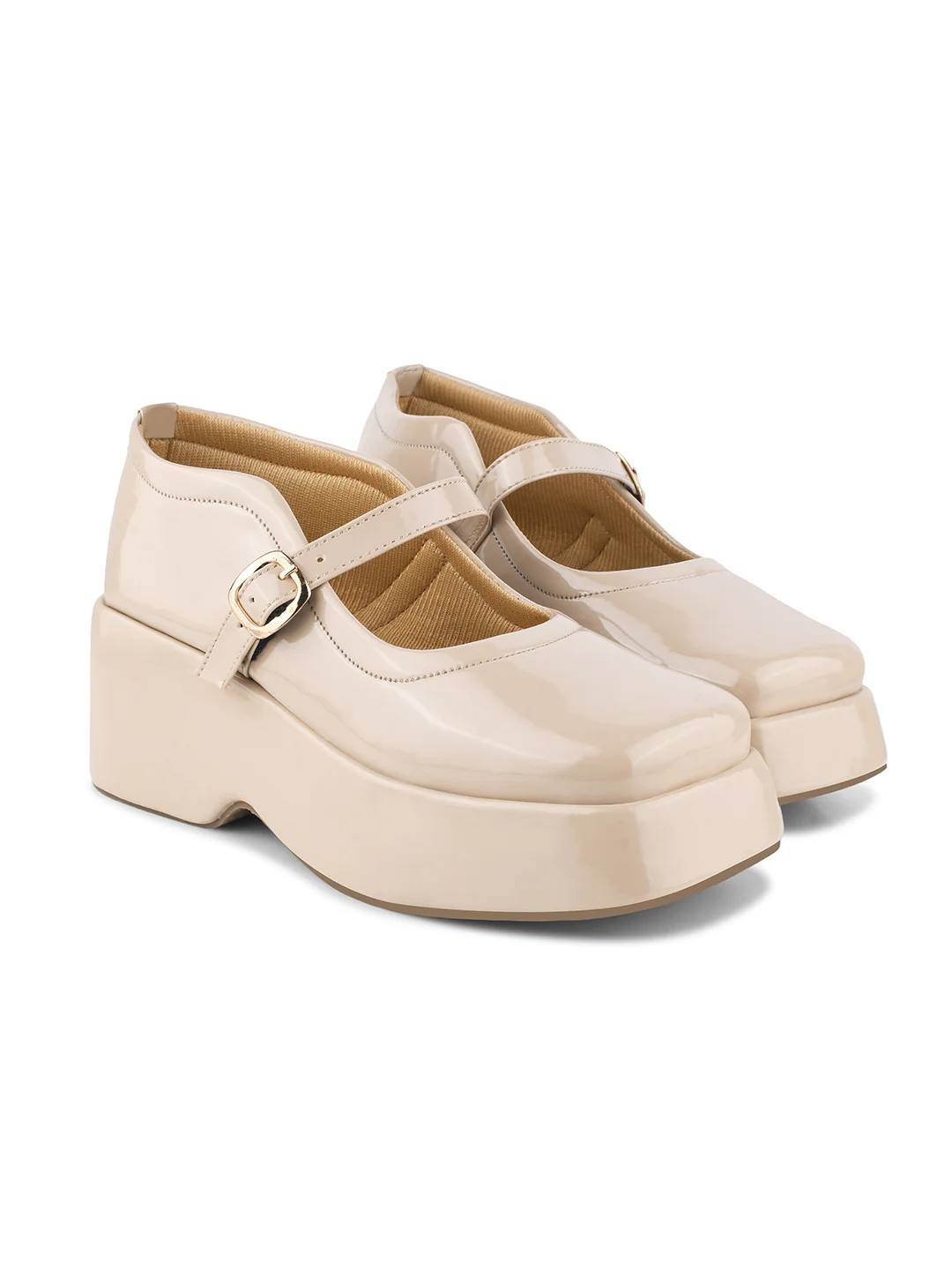 Stylish Chunky Mary Jane Sandals with Adjustable Strap - Image 17