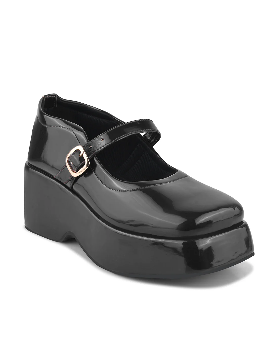 Stylish Chunky Mary Jane Sandals with Adjustable Strap - Image 8