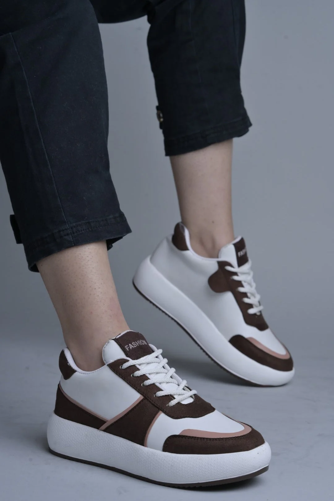 Jm Looks Modern Paneled Platform Sneakers - Image 4