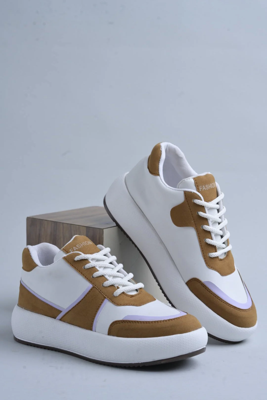 Jm Looks Modern Paneled Platform Sneakers - Image 6