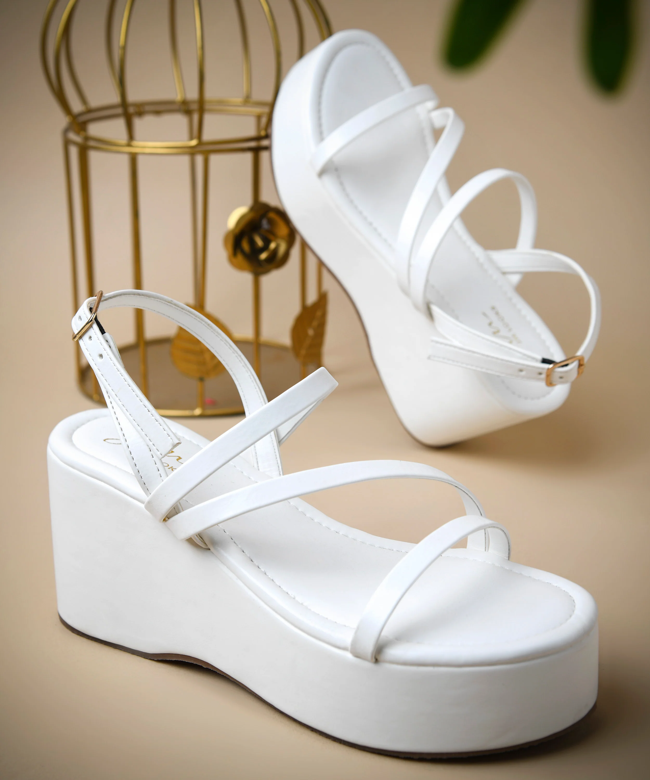 Stylish Open-Toe Heels with Wrap Strap Design - Image 13