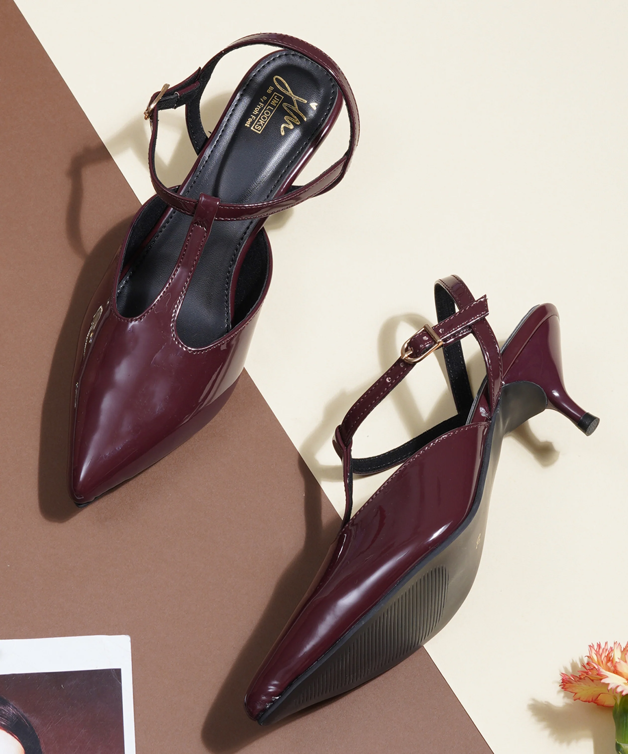 Stylish Pointed-Toe Slingback Heels - Image 13