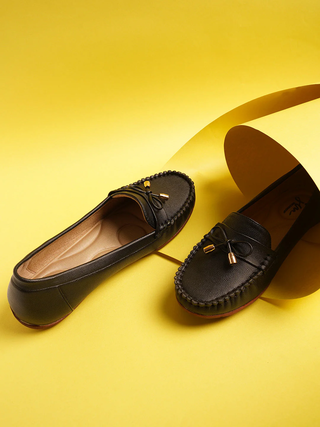 JM Looks Women's Bow Detail Driving Loafers - Image 13