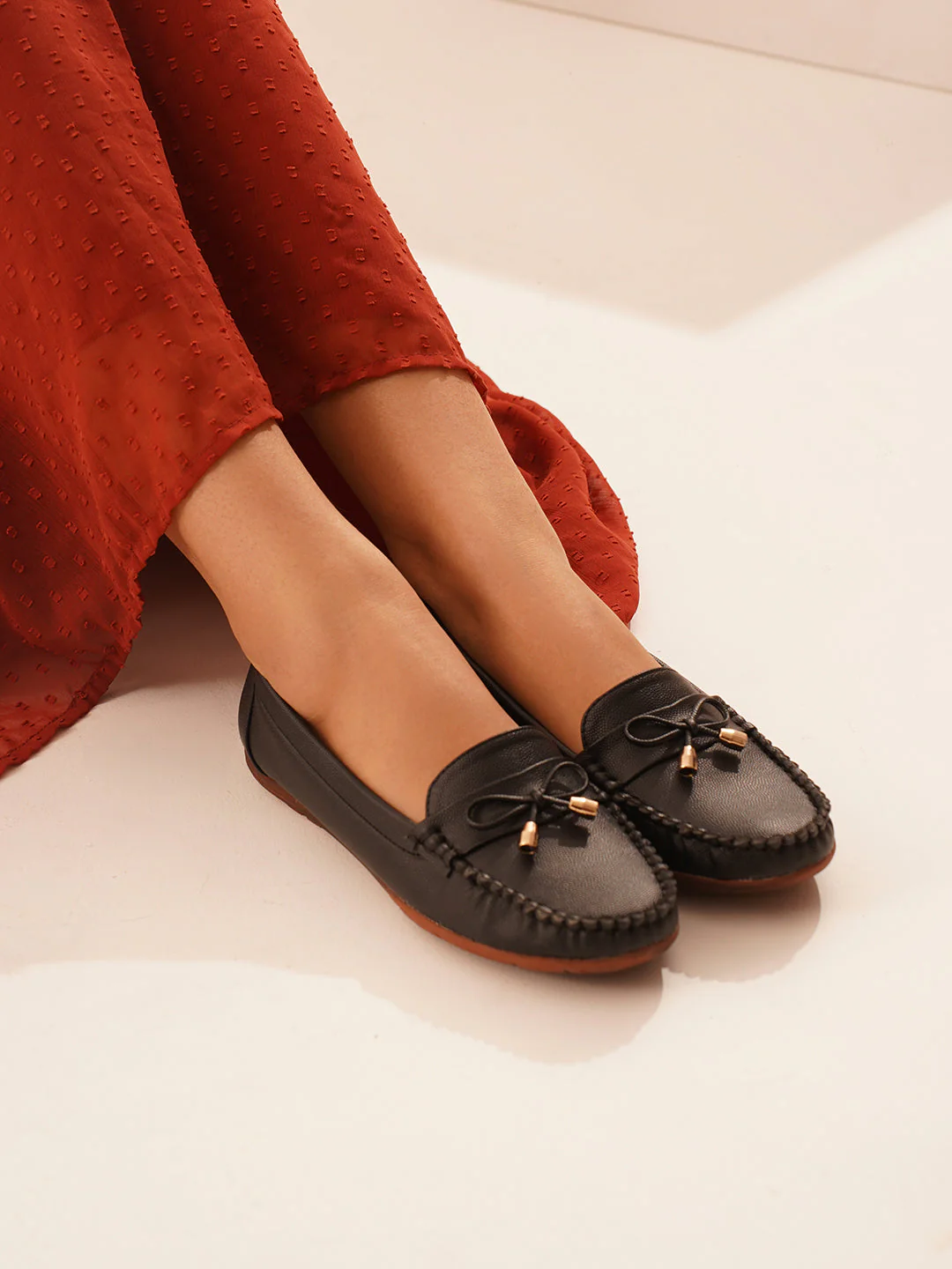 JM Looks Women's Bow Detail Driving Loafers - Image 14