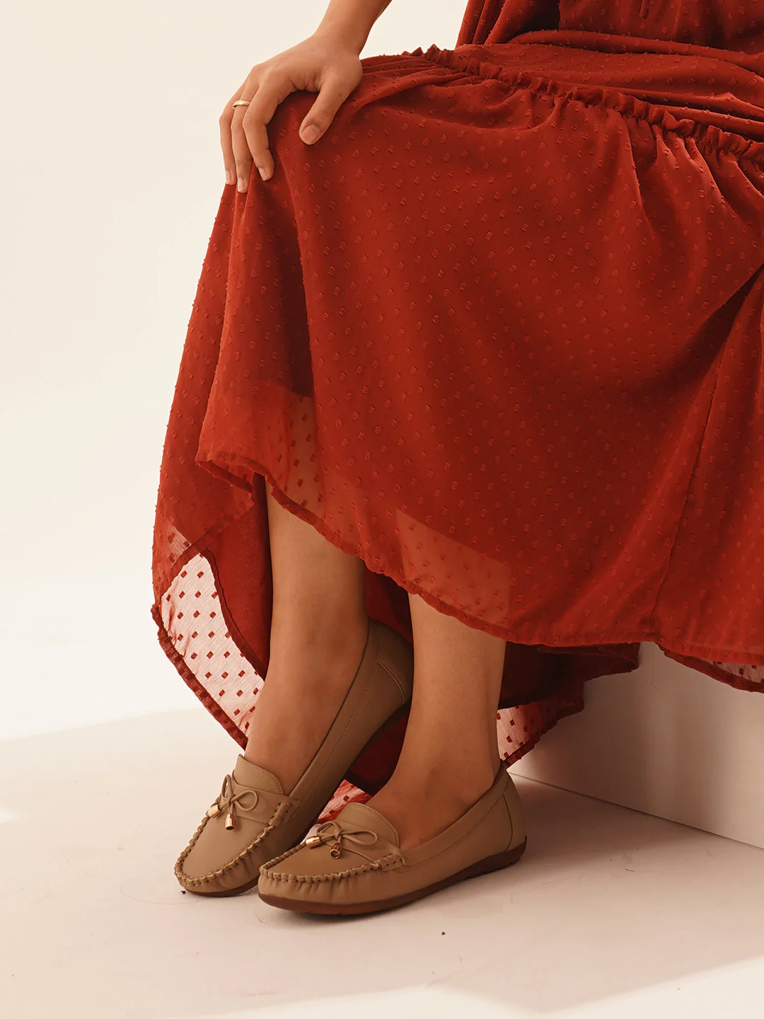 JM Looks Women's Bow Detail Driving Loafers - Image 2