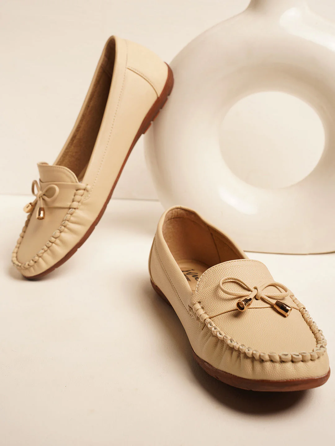 JM Looks Women's Bow Detail Driving Loafers - Image 7