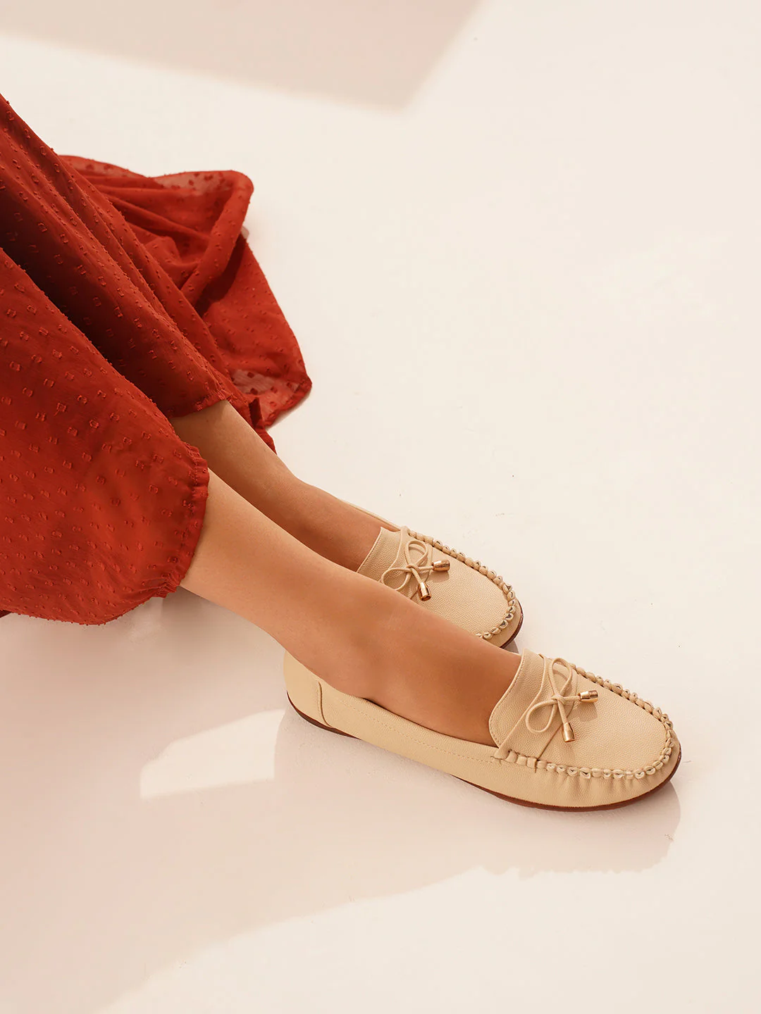 JM Looks Women's Bow Detail Driving Loafers - Image 8