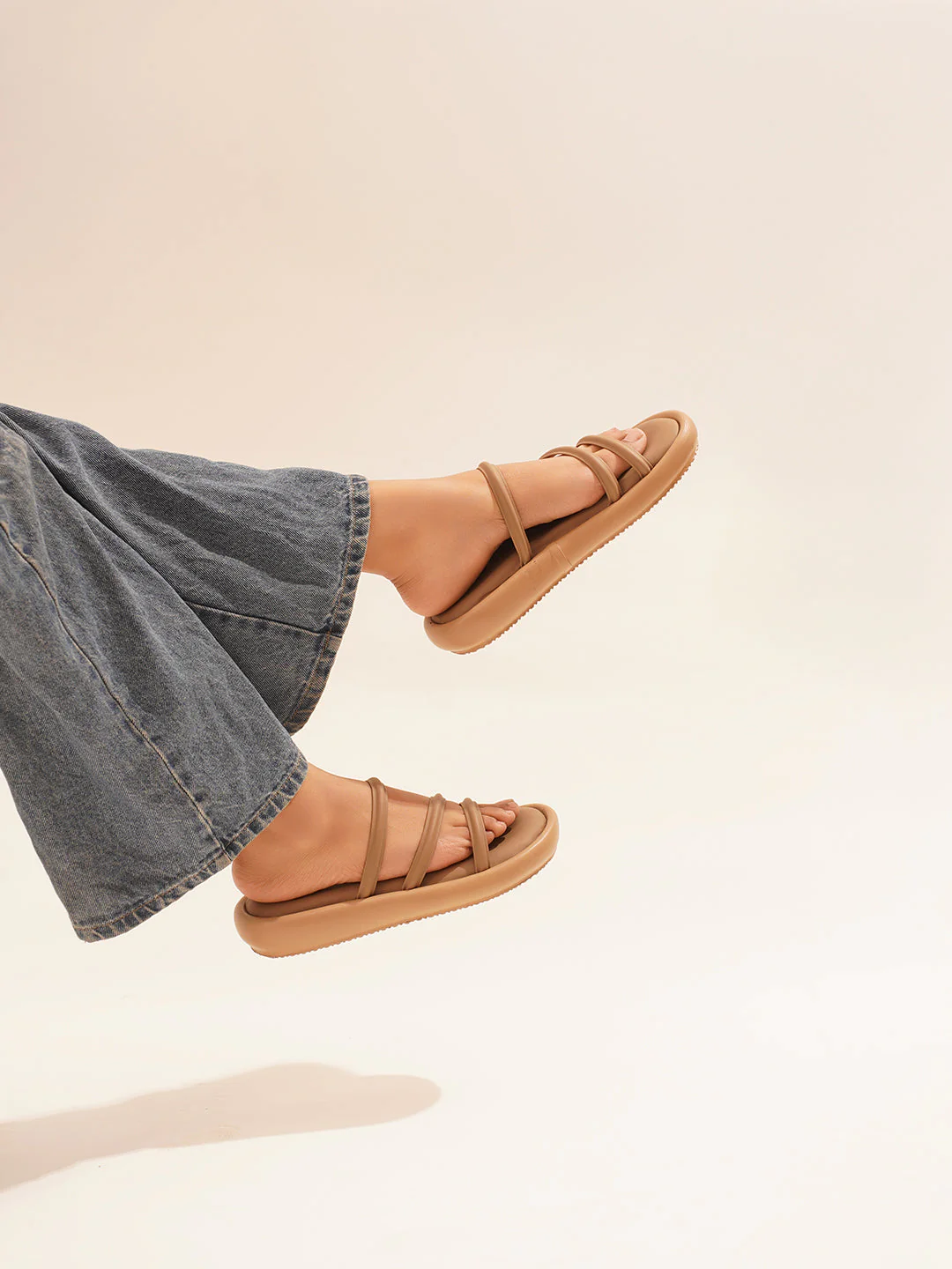 JM Looks Multi-Strap Comfort Flat Sandals - Image 13