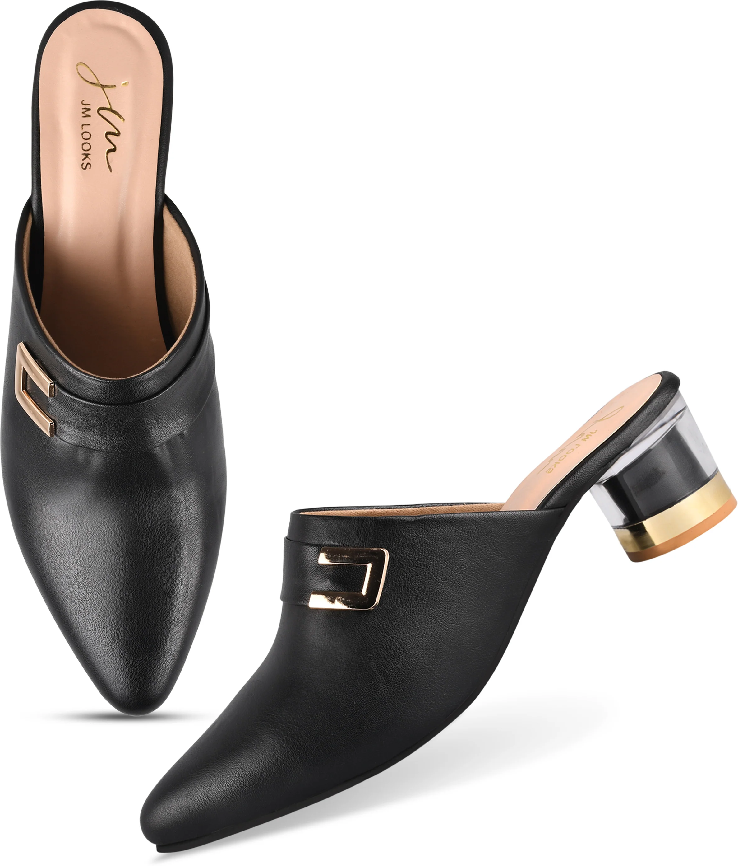 Stylished-Toe Kitten Heeled Sandals - Image 2