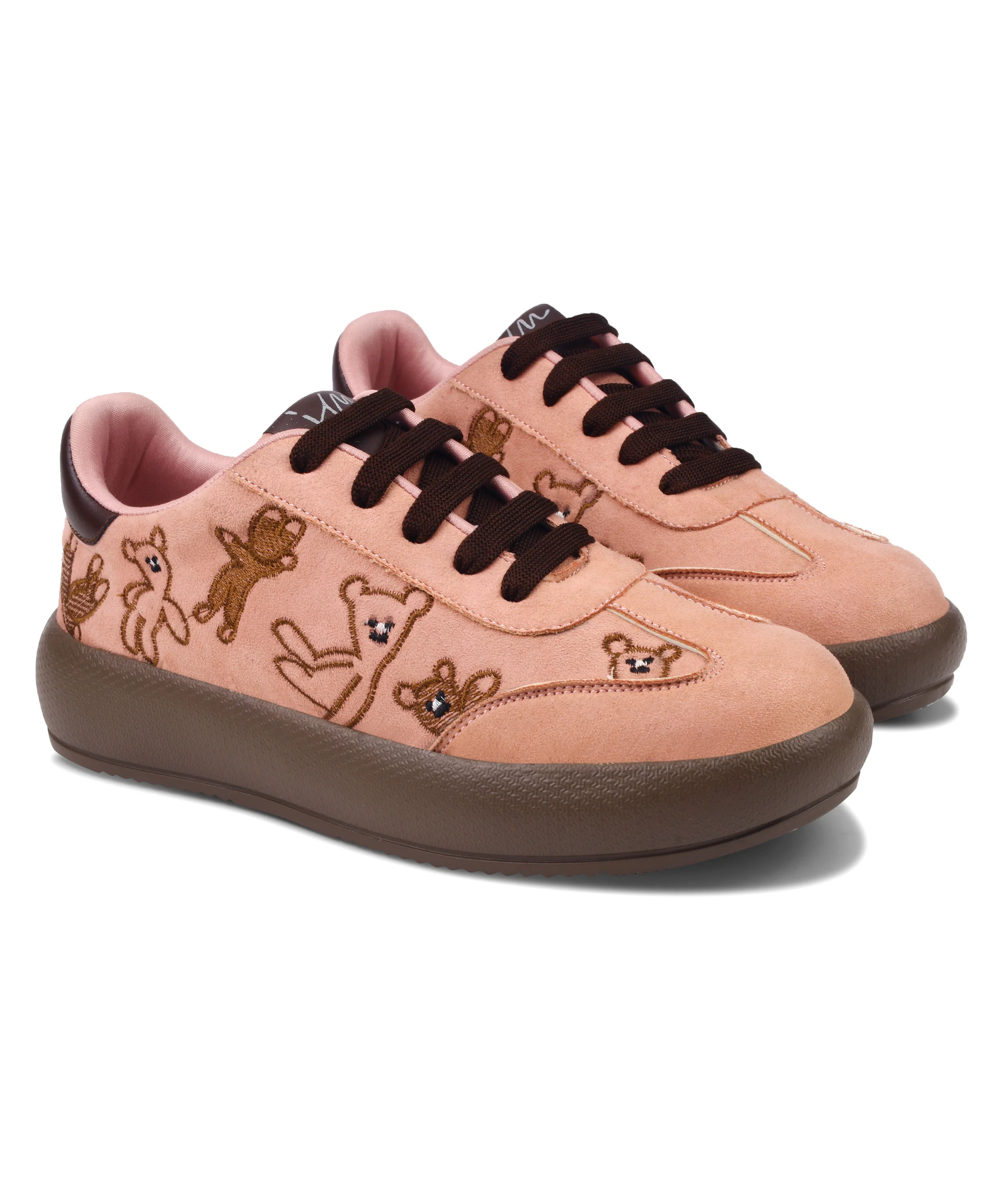Suede Cute Teddy Sneakers - Image 3