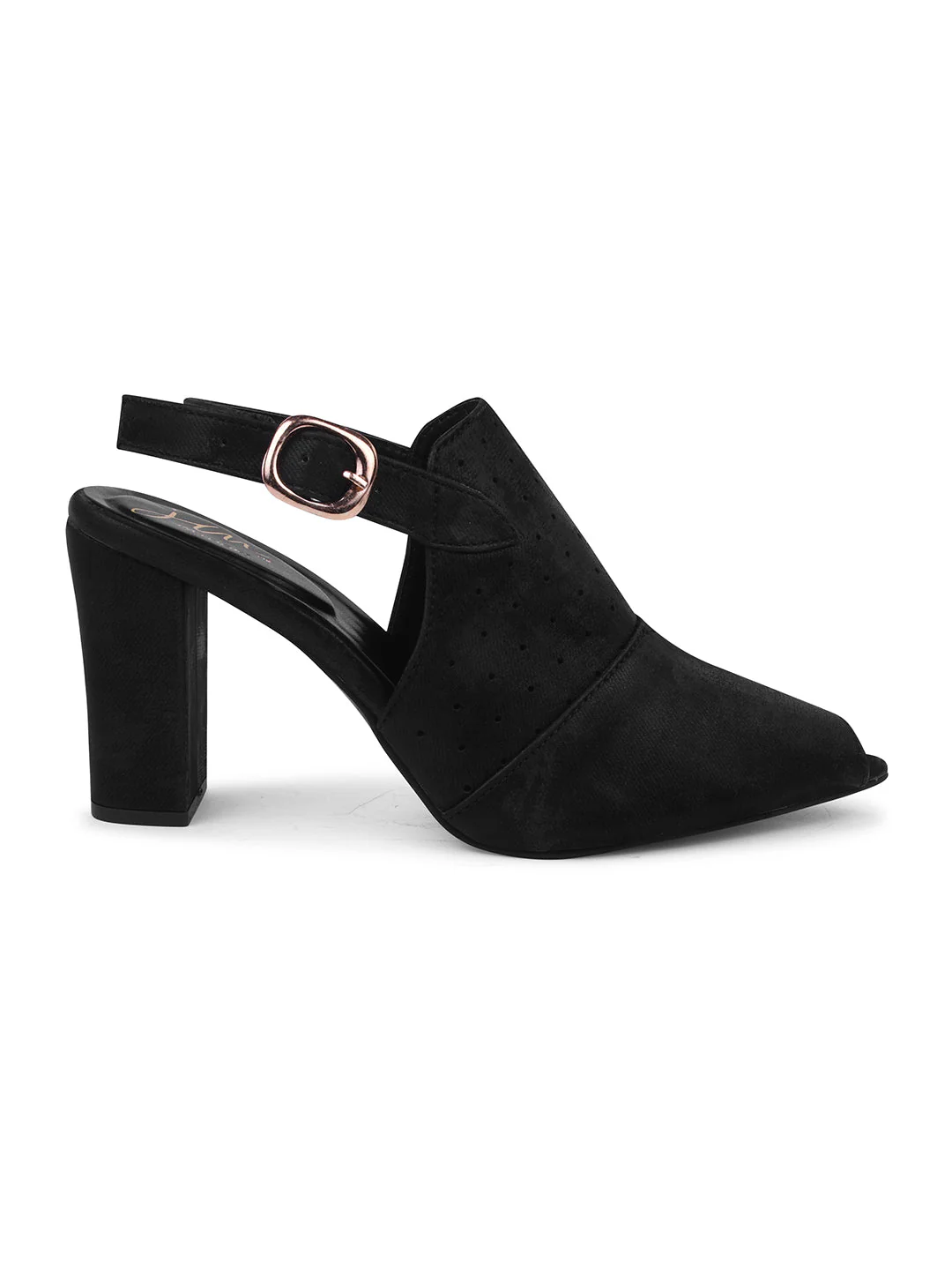 Synthetic Slingback Block Heel - Image 11