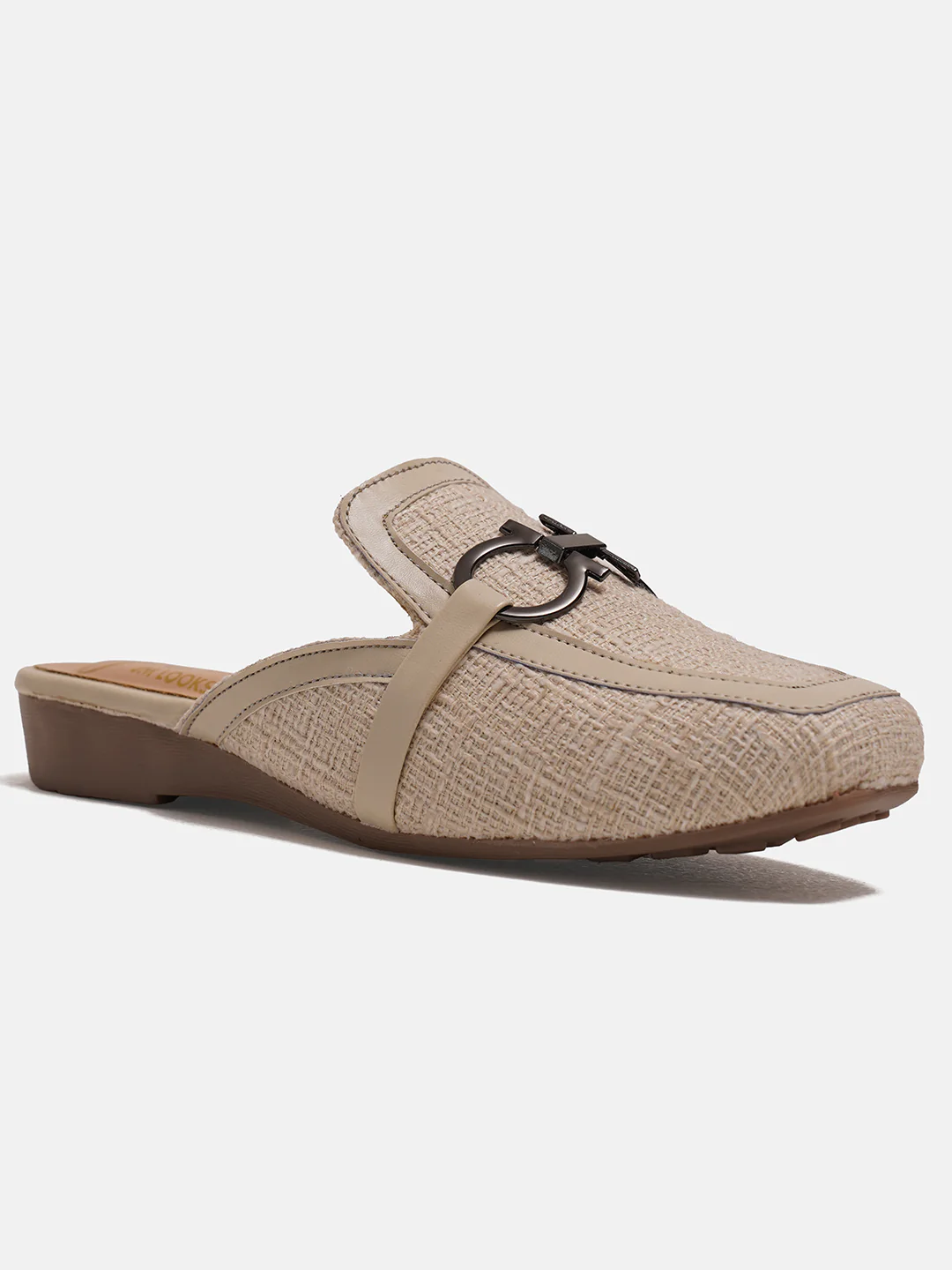 Textured Slip-On Loafers with Metal Accent - Image 15