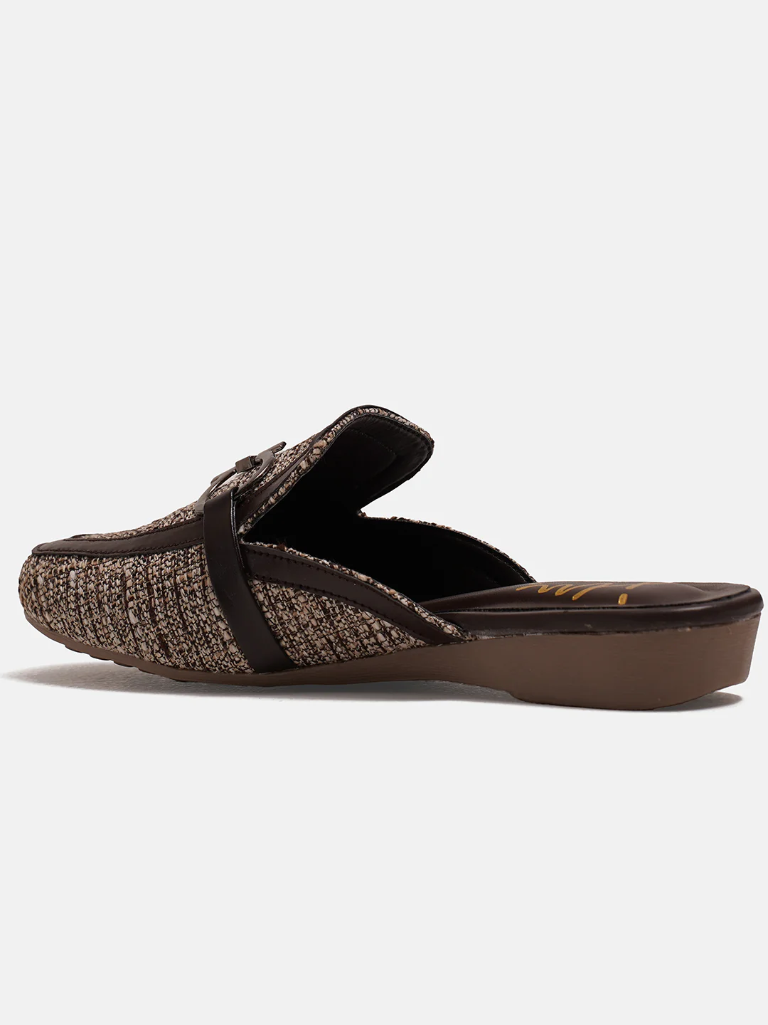 Textured Slip-On Loafers with Metal Accent - Image 9