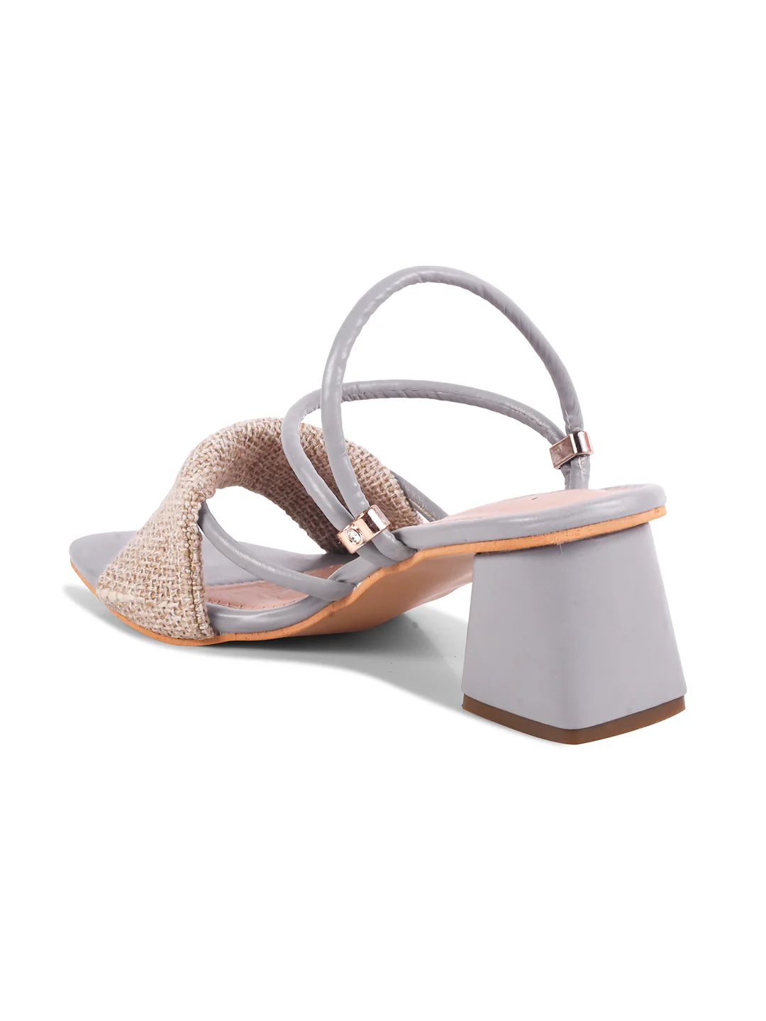 Textured Strap Block Heels - Image 17